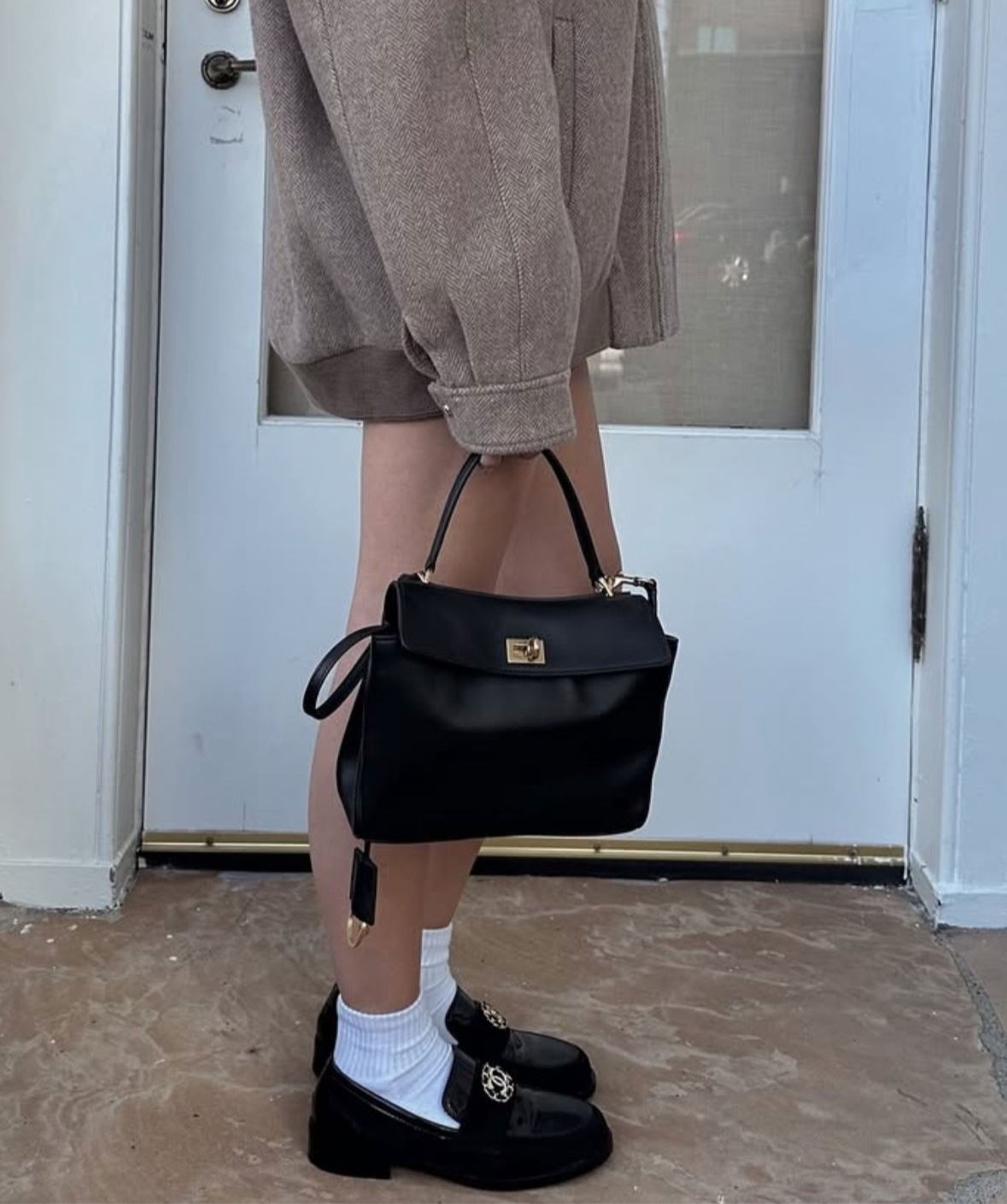 Balenciaga Rodeo Small Leather Tote Bag