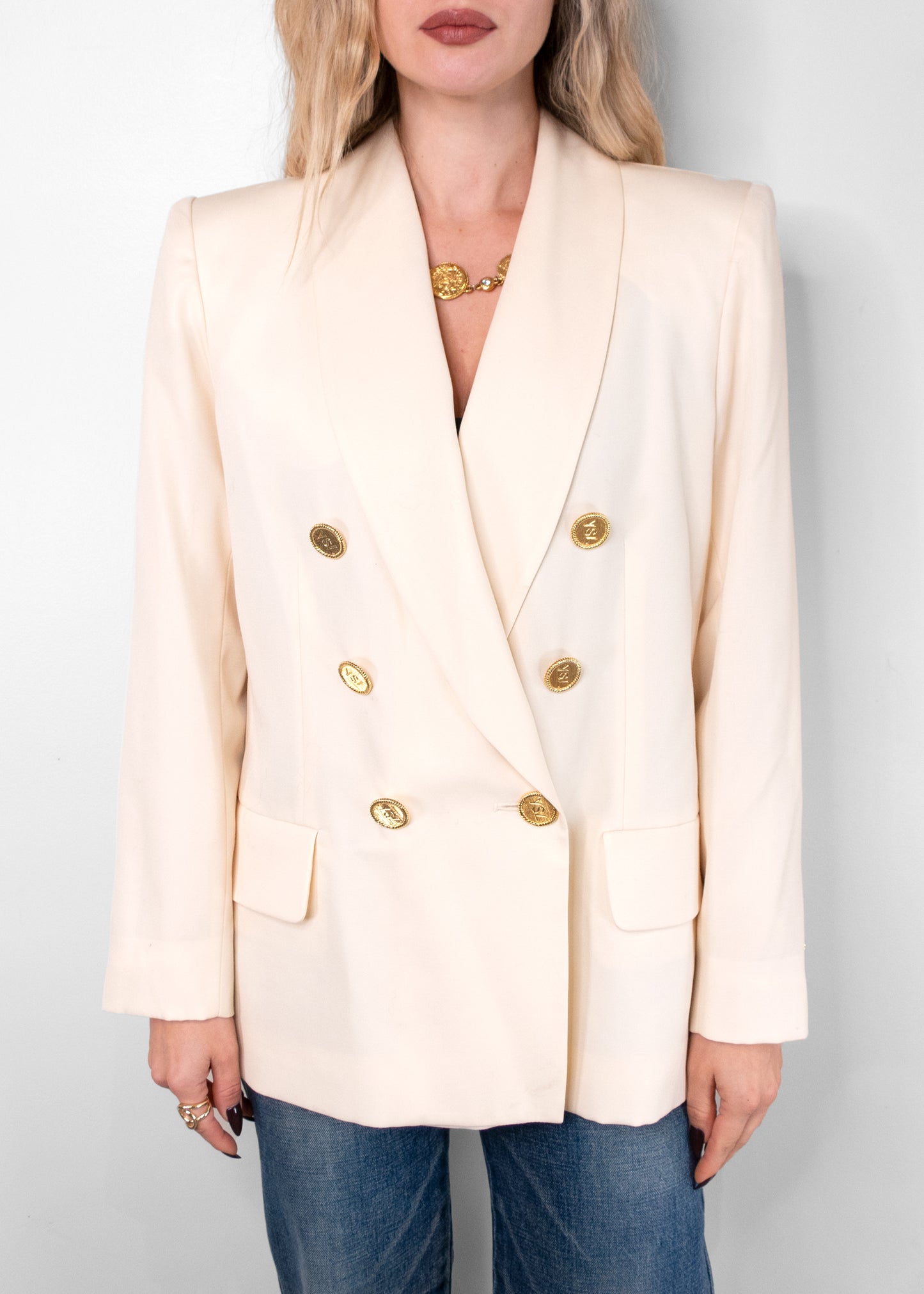 Vintage Yves Saint Laurent Double-breasted Blazer