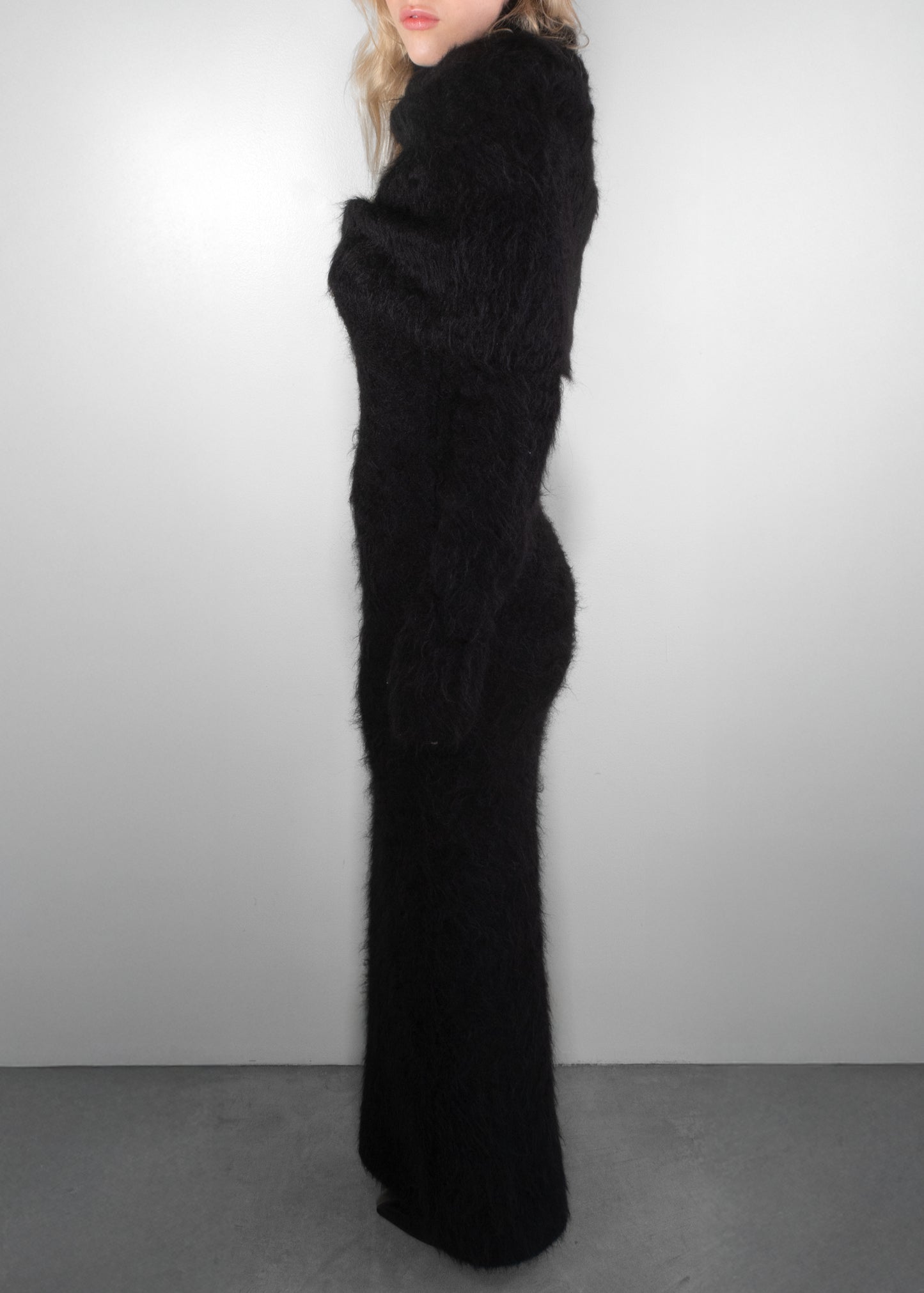 Toteme Long Sleeve Alpaca Dress
