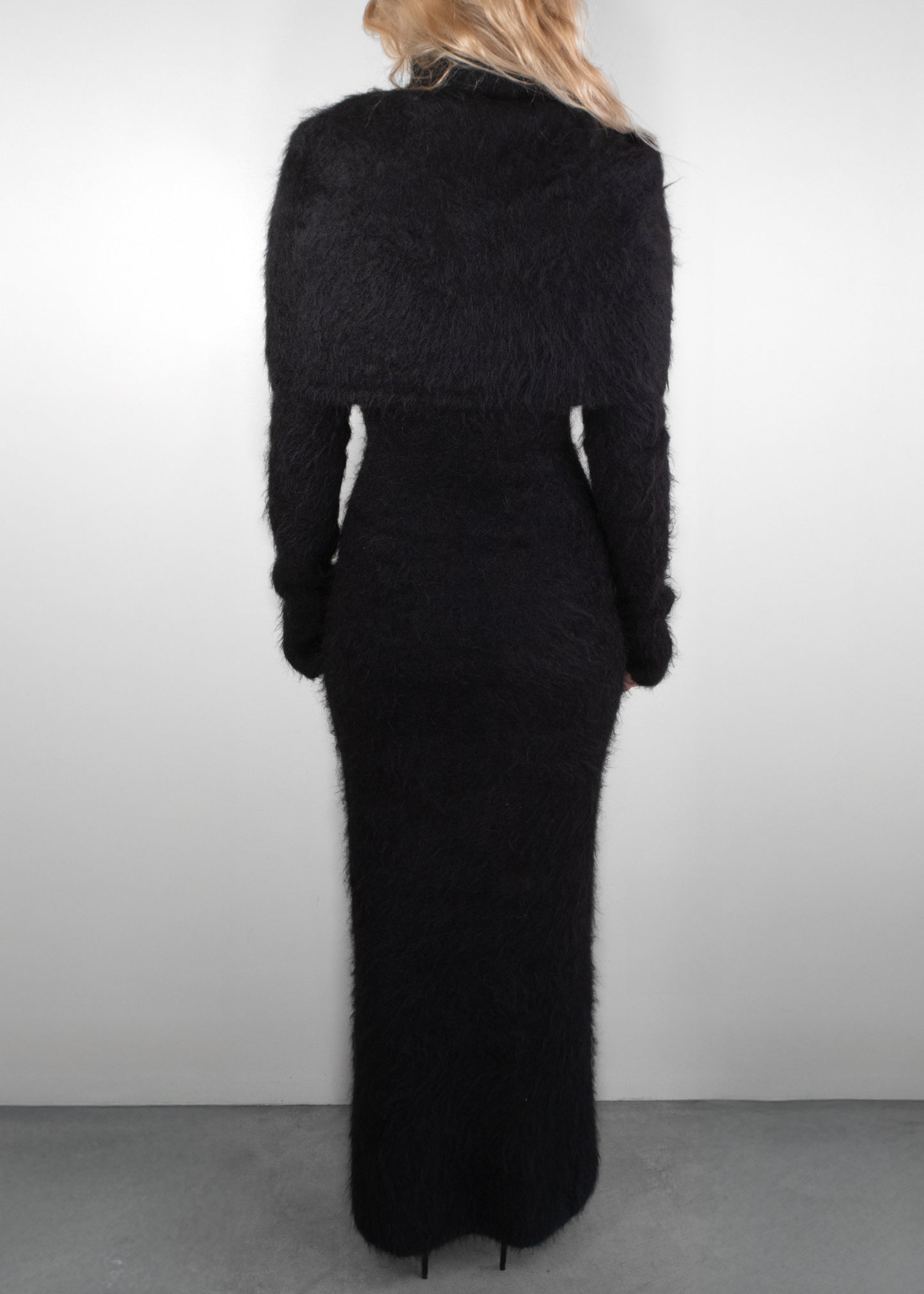 Toteme Long Sleeve Alpaca Dress