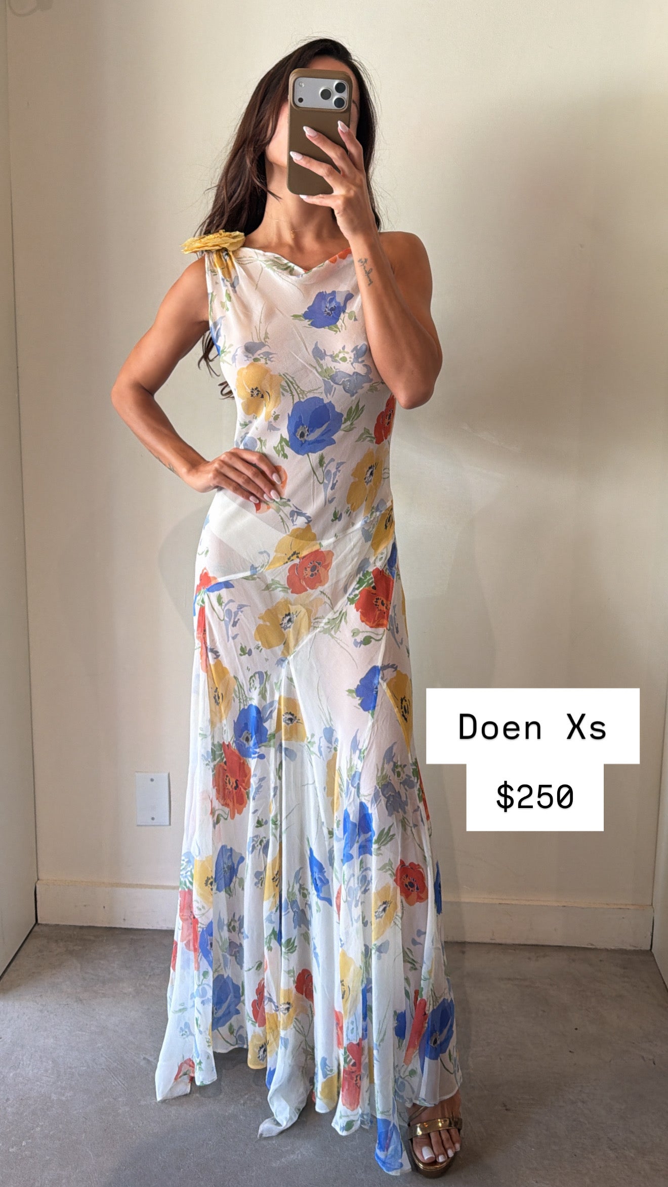 Doen maxi dress size Xs