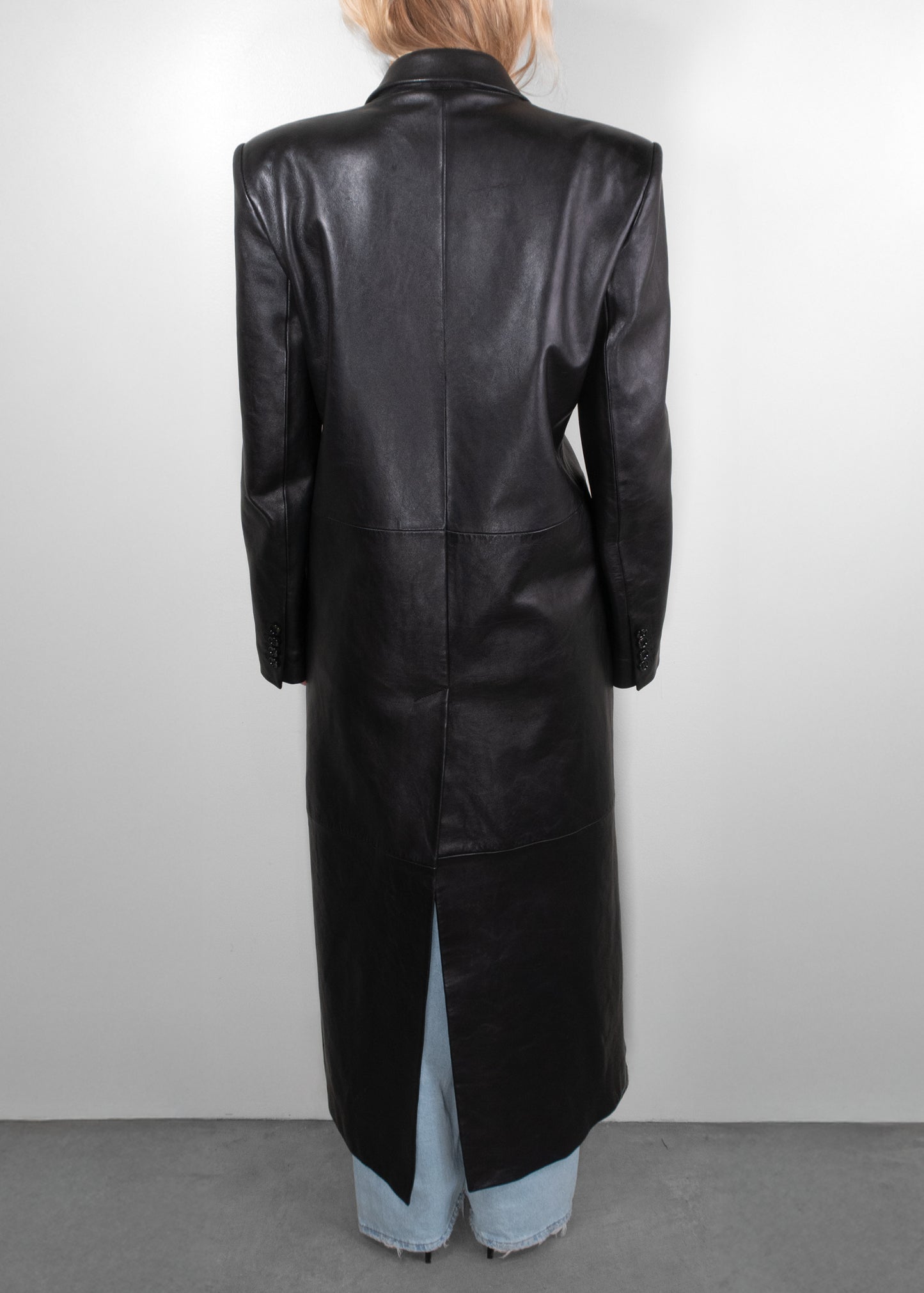 Magda Butrym Leather Trench Coat