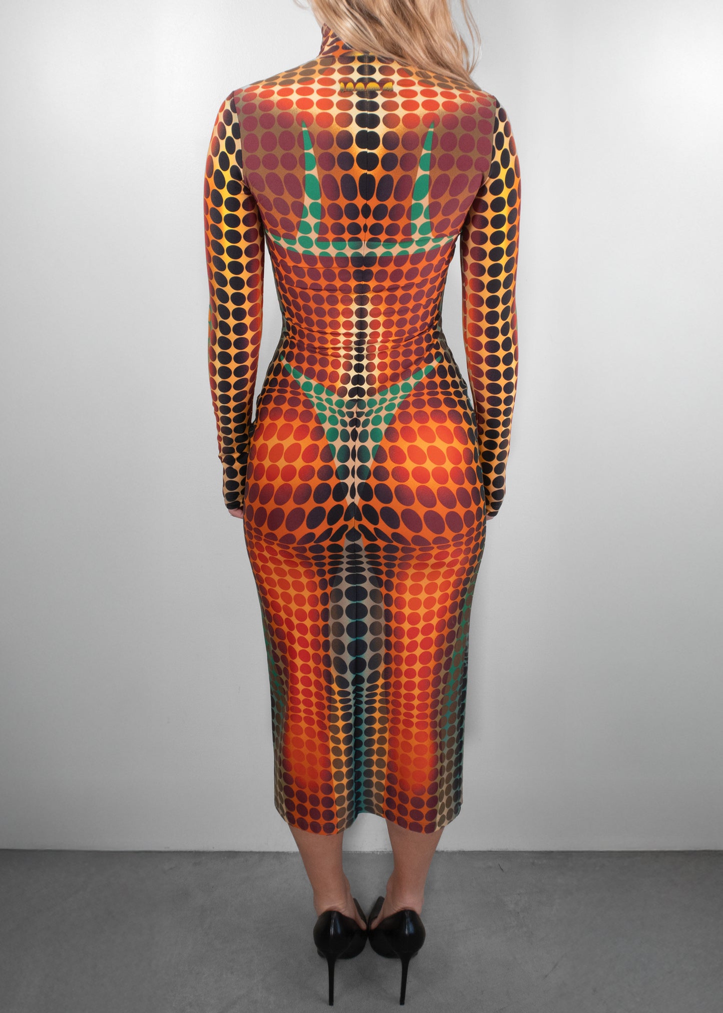Jean Paul Gaultier Dot-print Midi Dress