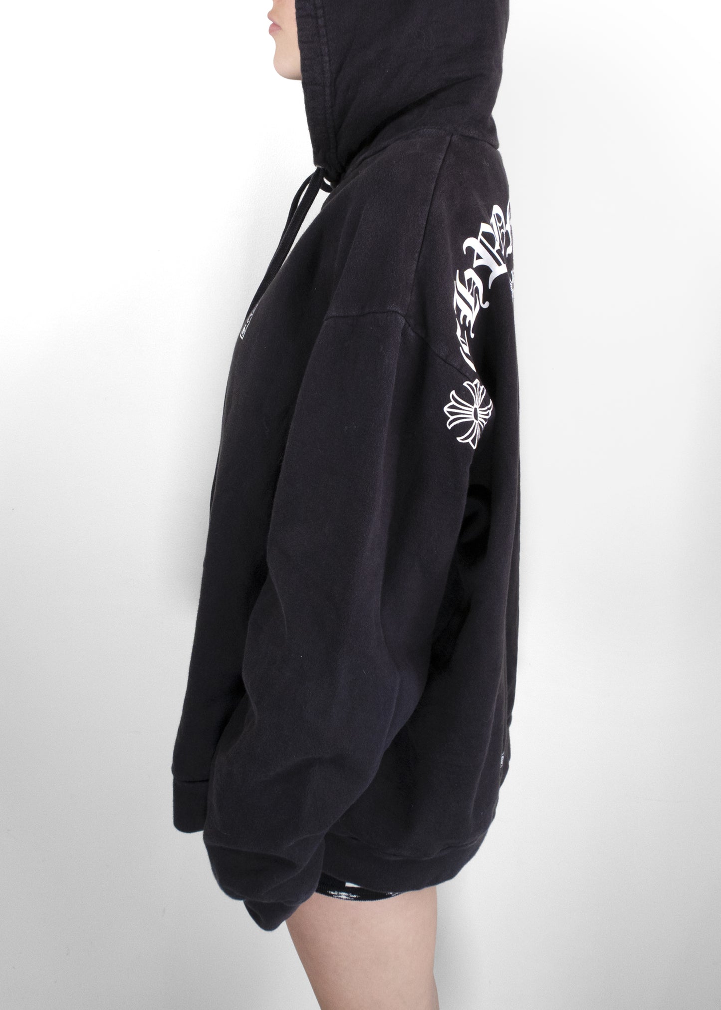 Chrome Hearts T-Bar Graphic Print Hoodie