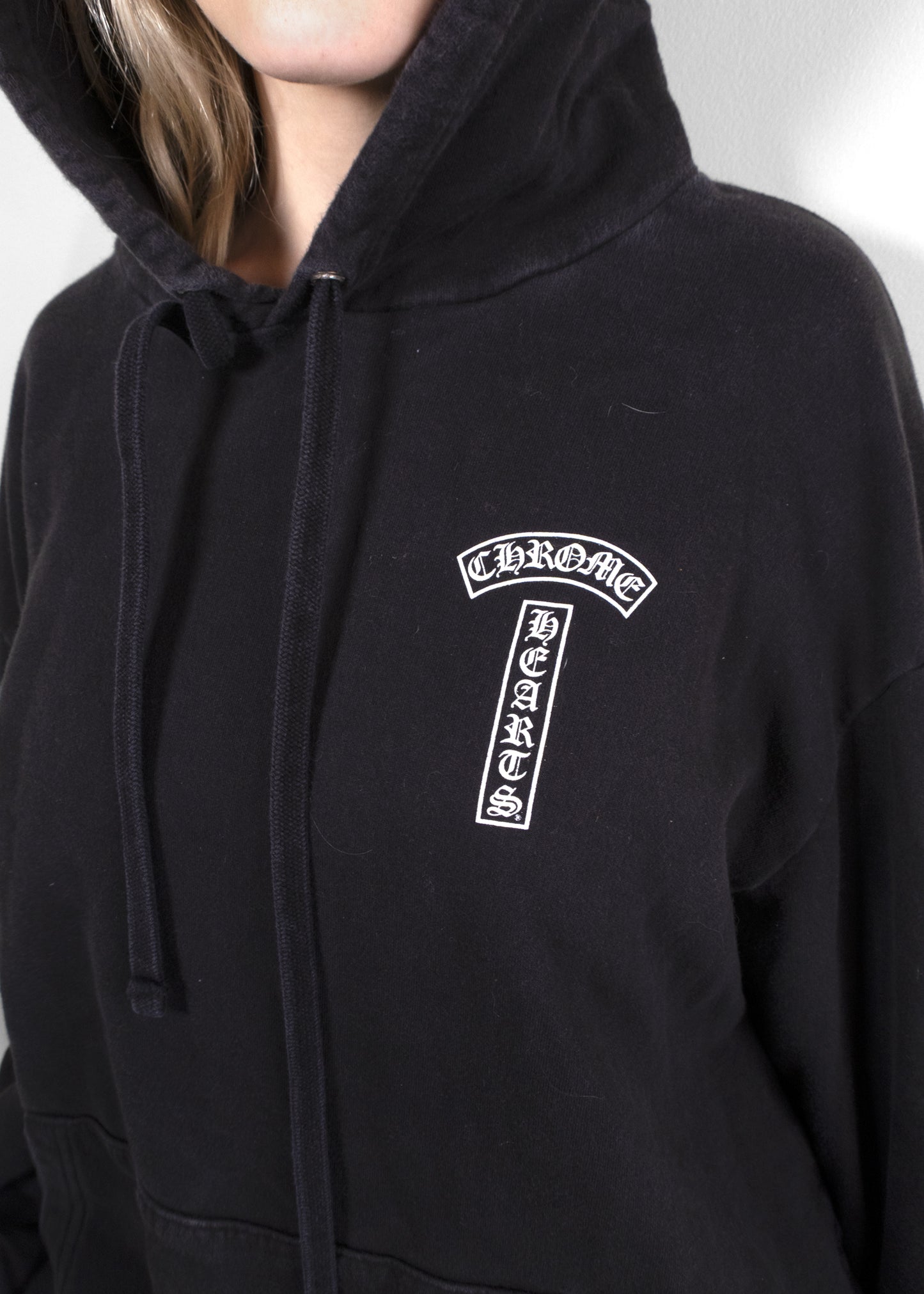 Chrome Hearts T-Bar Graphic Print Hoodie