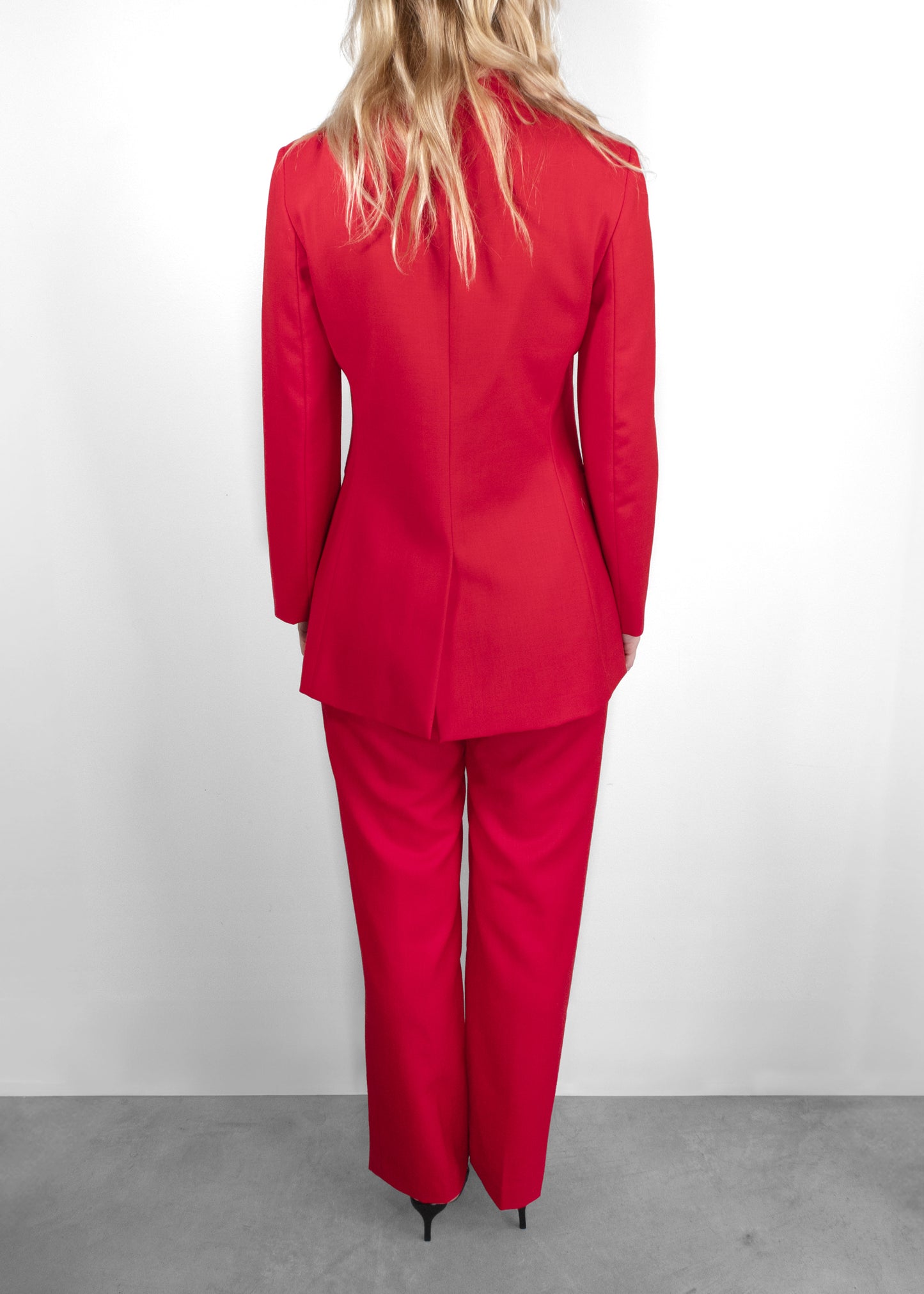 The Row Red Pant Suit