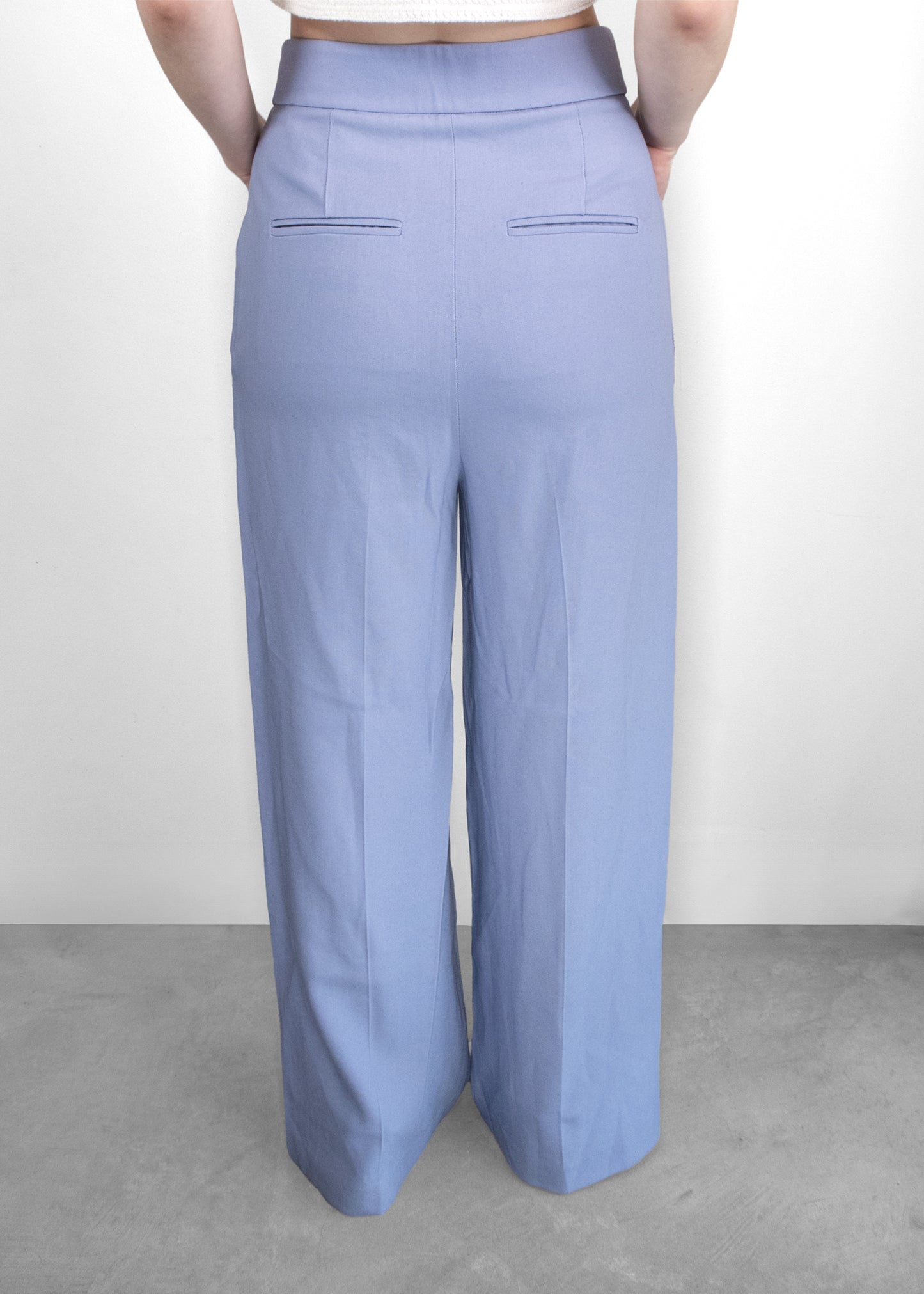 Khaite High-Waisted Wide-Leg Trousers