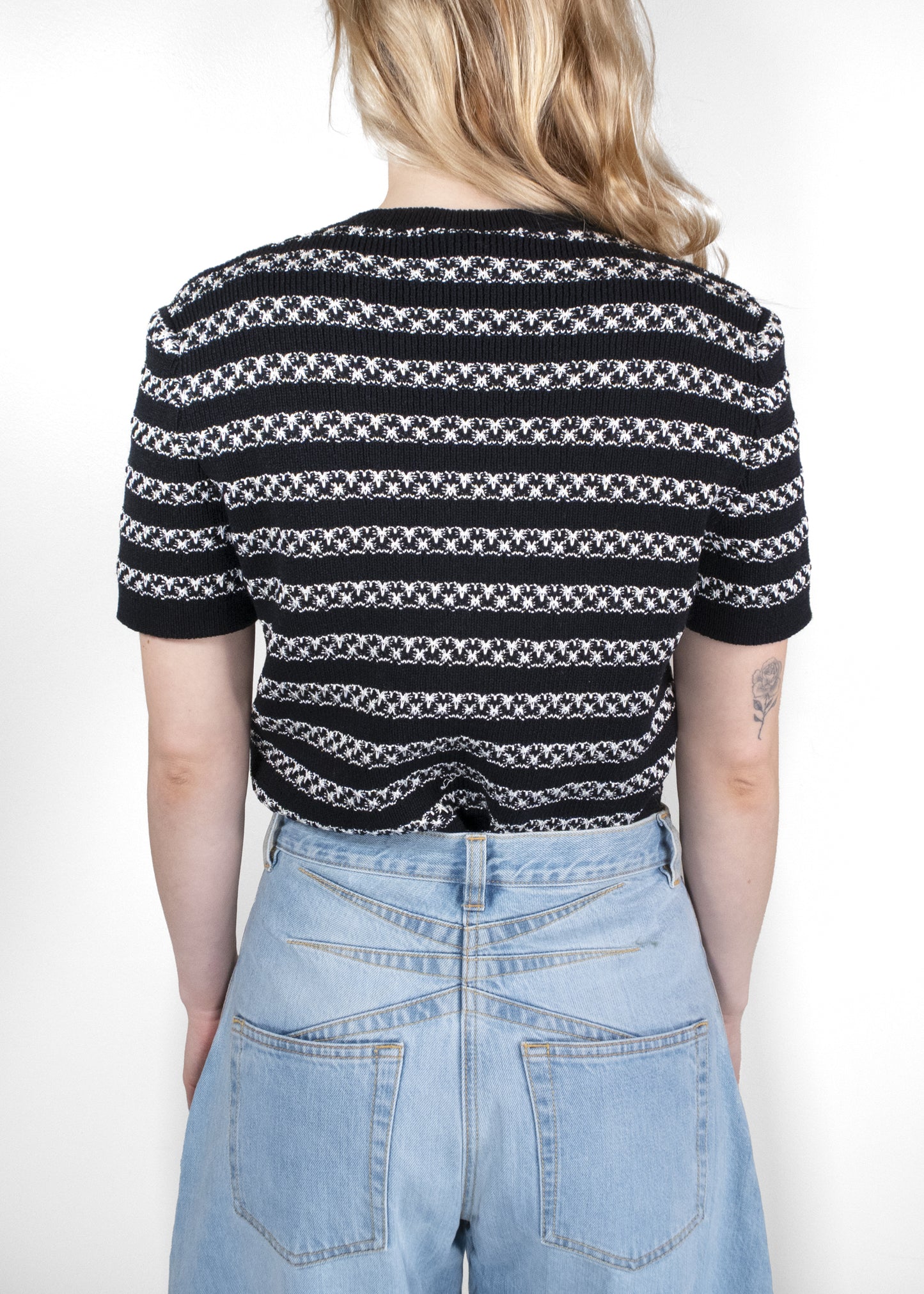 Chanel 2024 striped knit Top