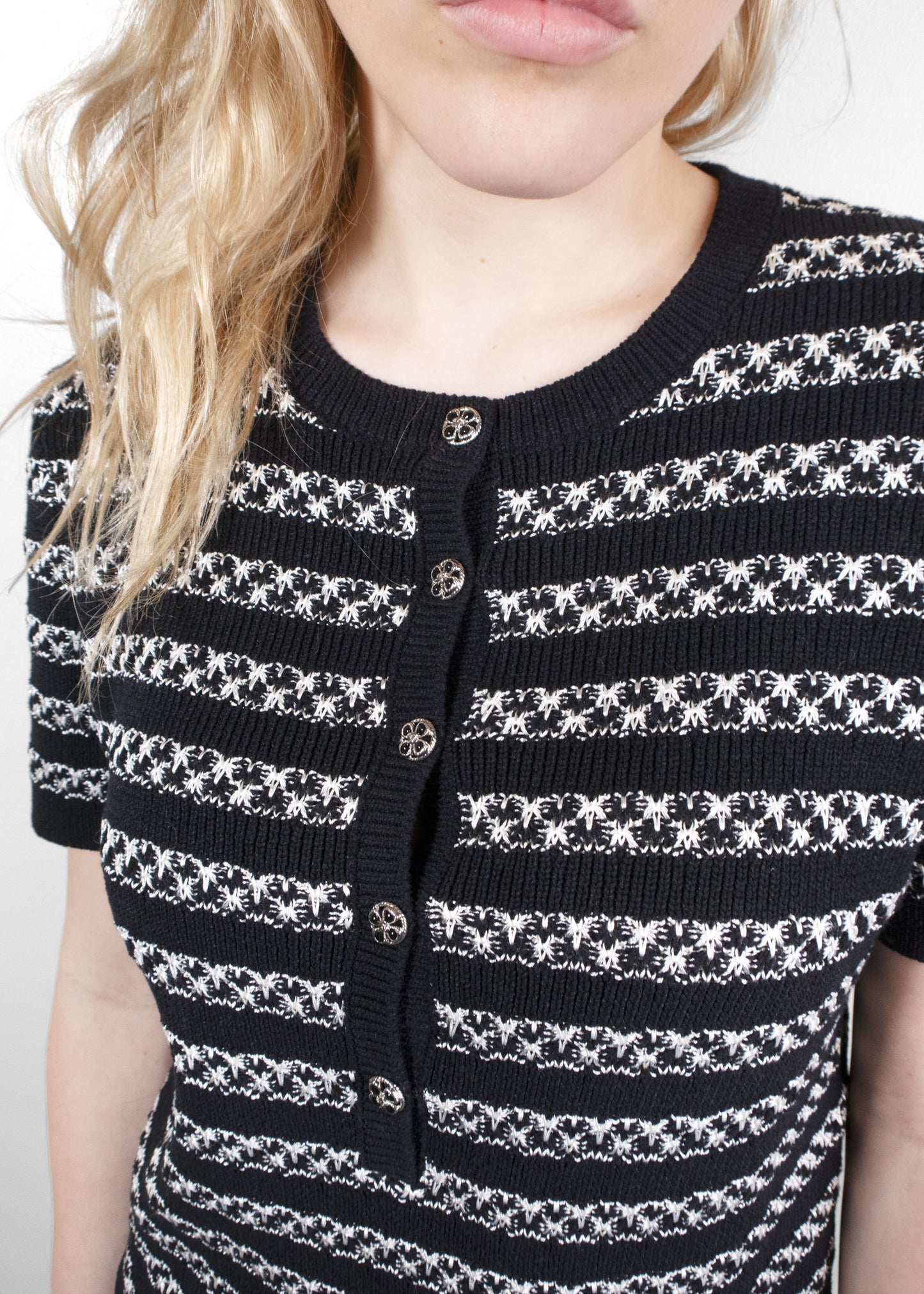 Chanel 2024 striped knit Top