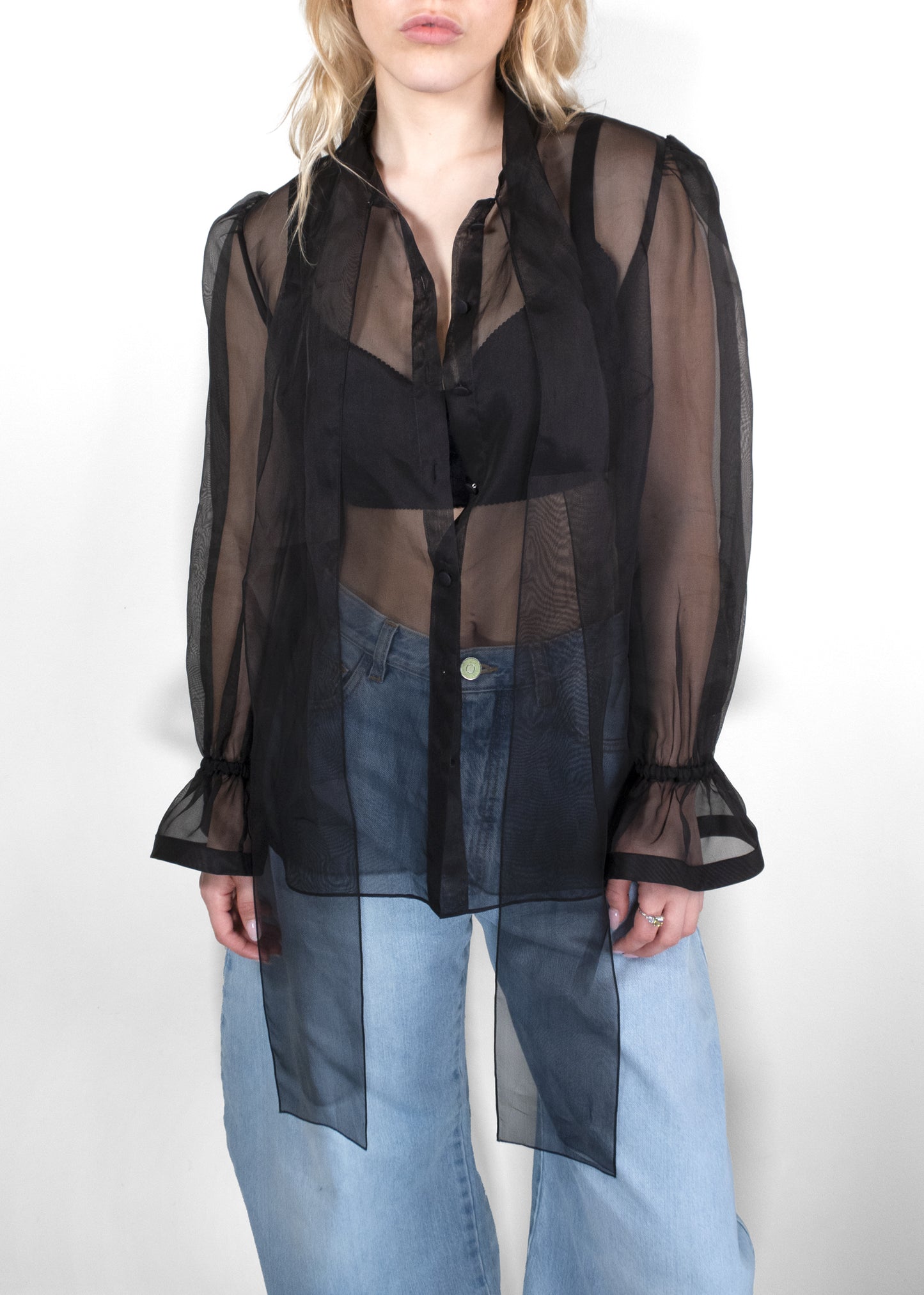 Dolce & Gabbana Lace Collared Top
