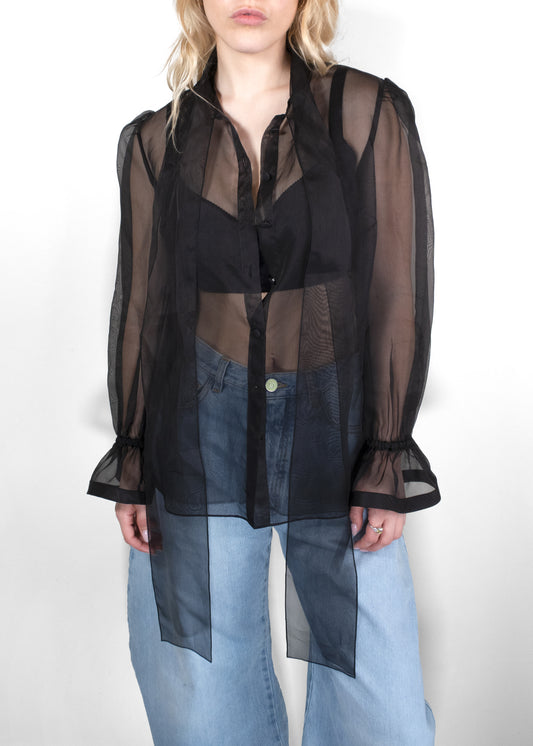Dolce & Gabbana Lace Collared Top