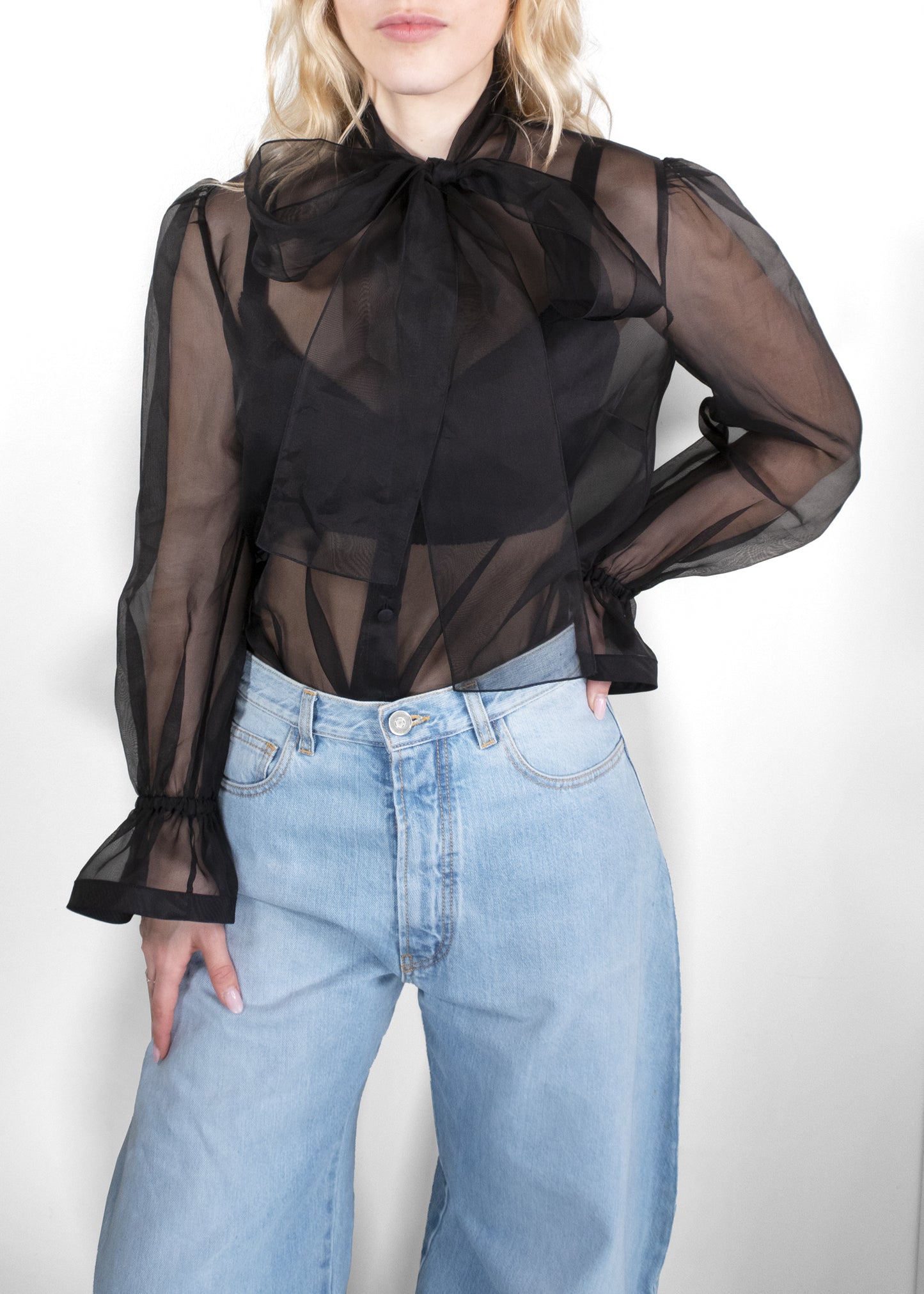 Dolce & Gabbana Lace Collared Top