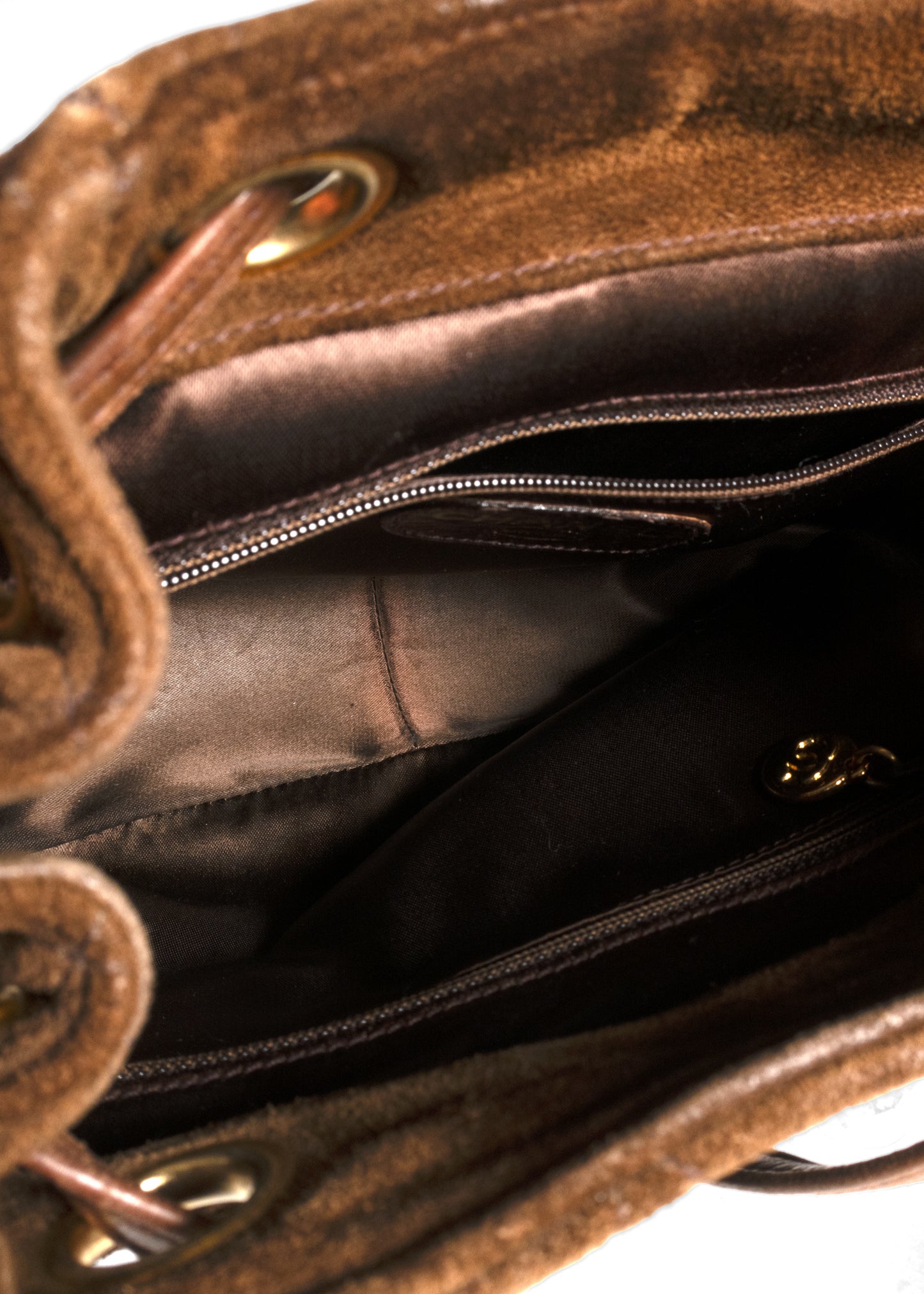 Chanel Vintage Suede Backpack