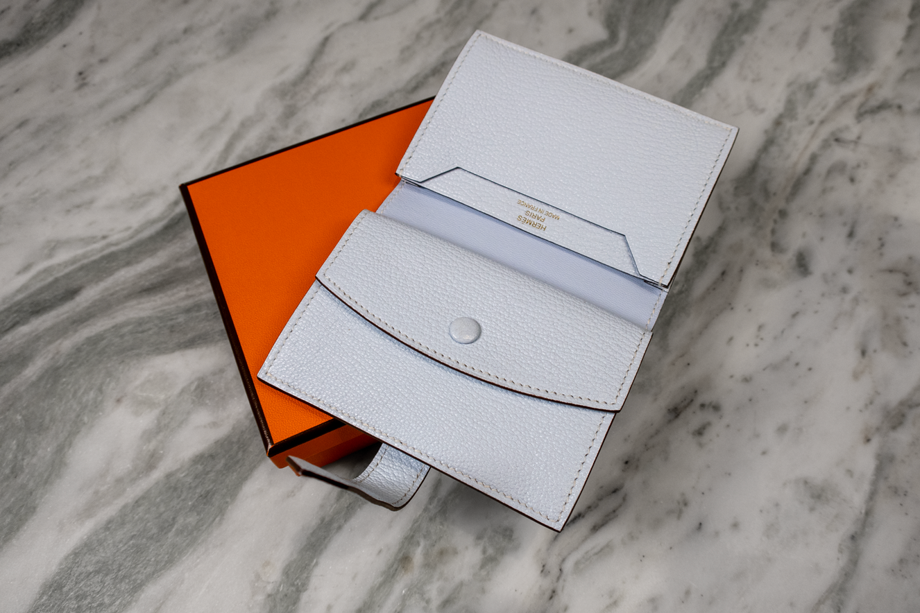 Hermès 2022 Bearn Mini H Logo Wallet