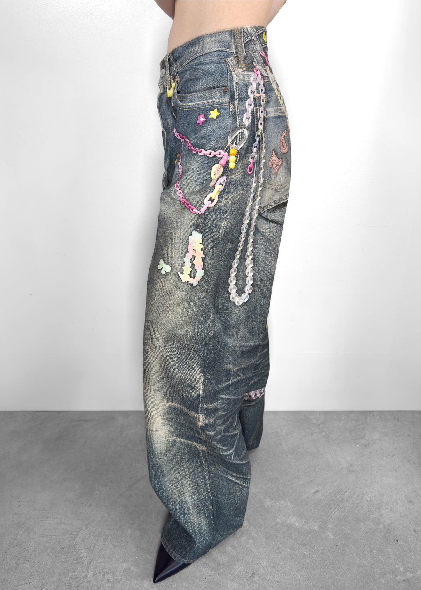 Acne Studios 1981M Kawaii Keychains Jeans