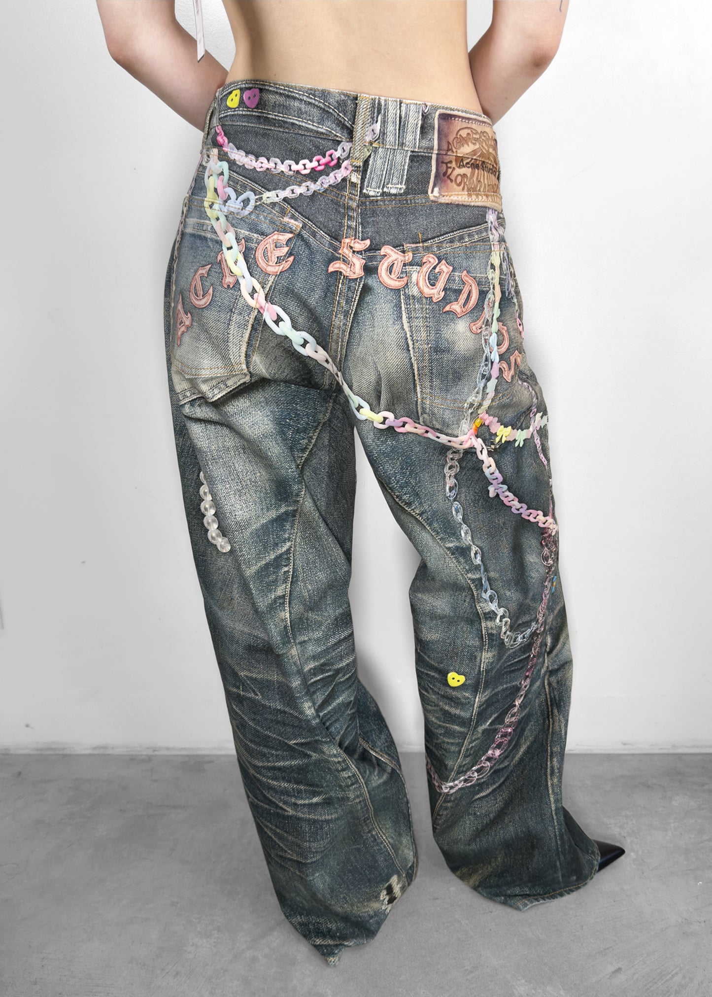 Acne Studios 1981M Kawaii Keychains Jeans