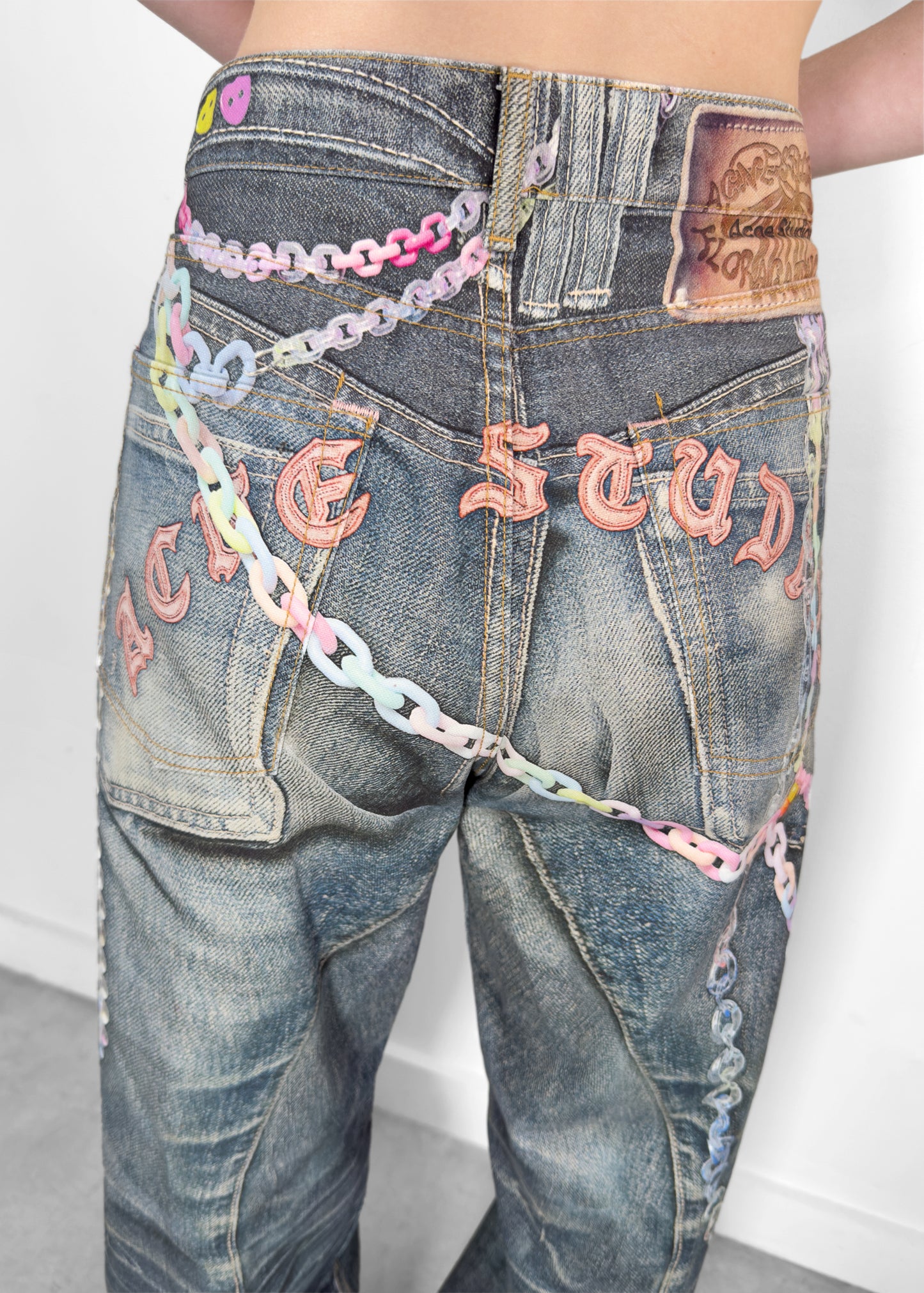 Acne Studios 1981M Kawaii Keychains Jeans