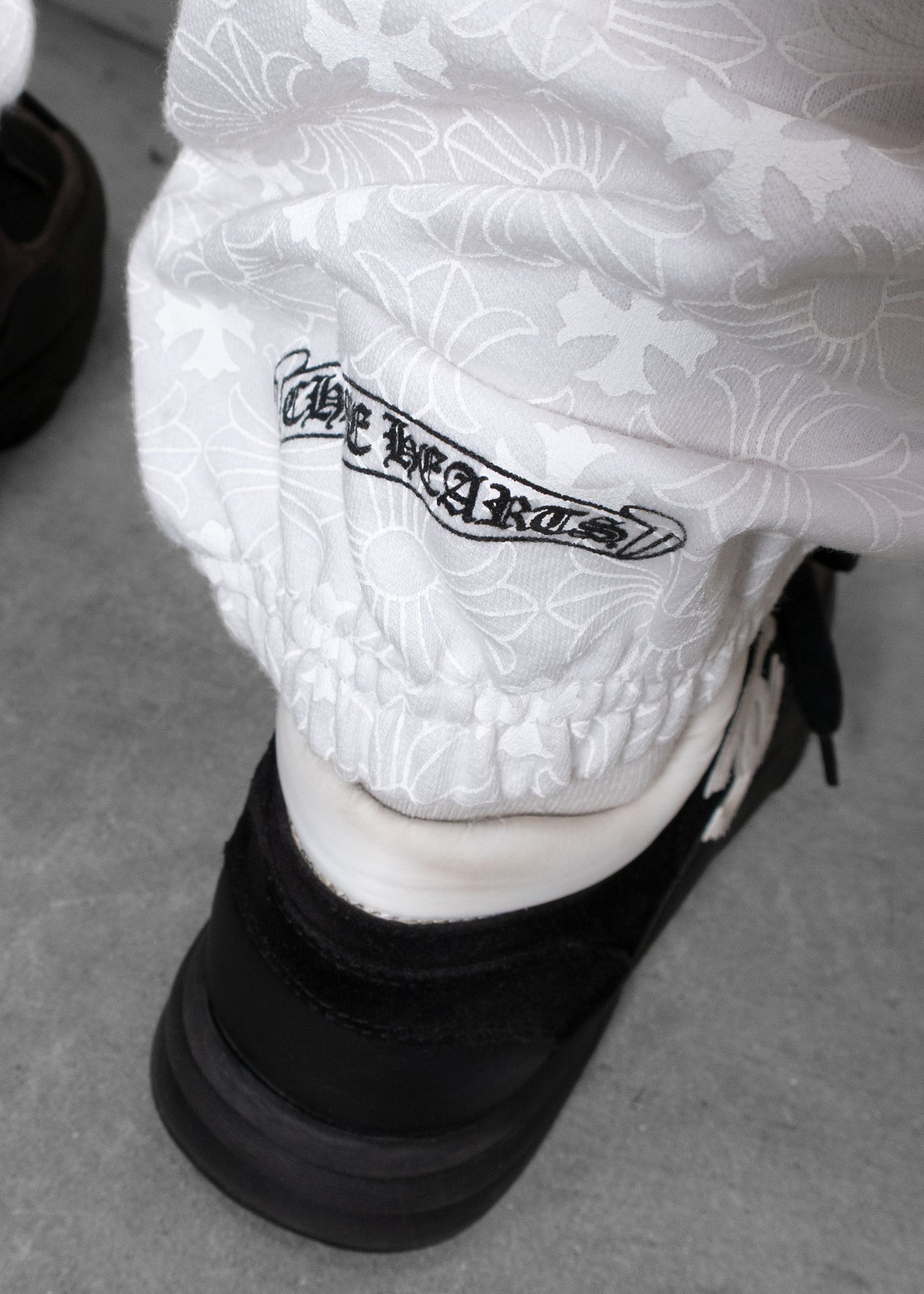 Chrome Hearts White Printed Joggers
