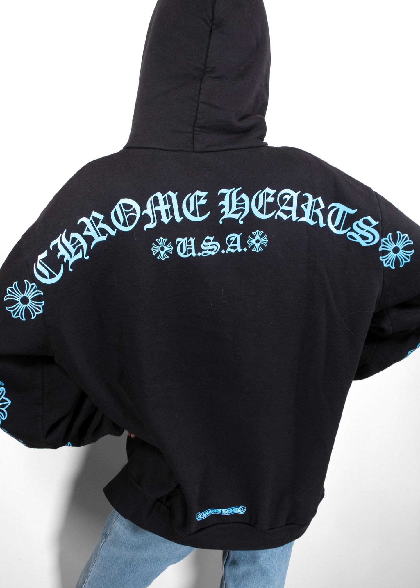 Chrome Hearts Friends & Family Horseshoe Logo Hoodie