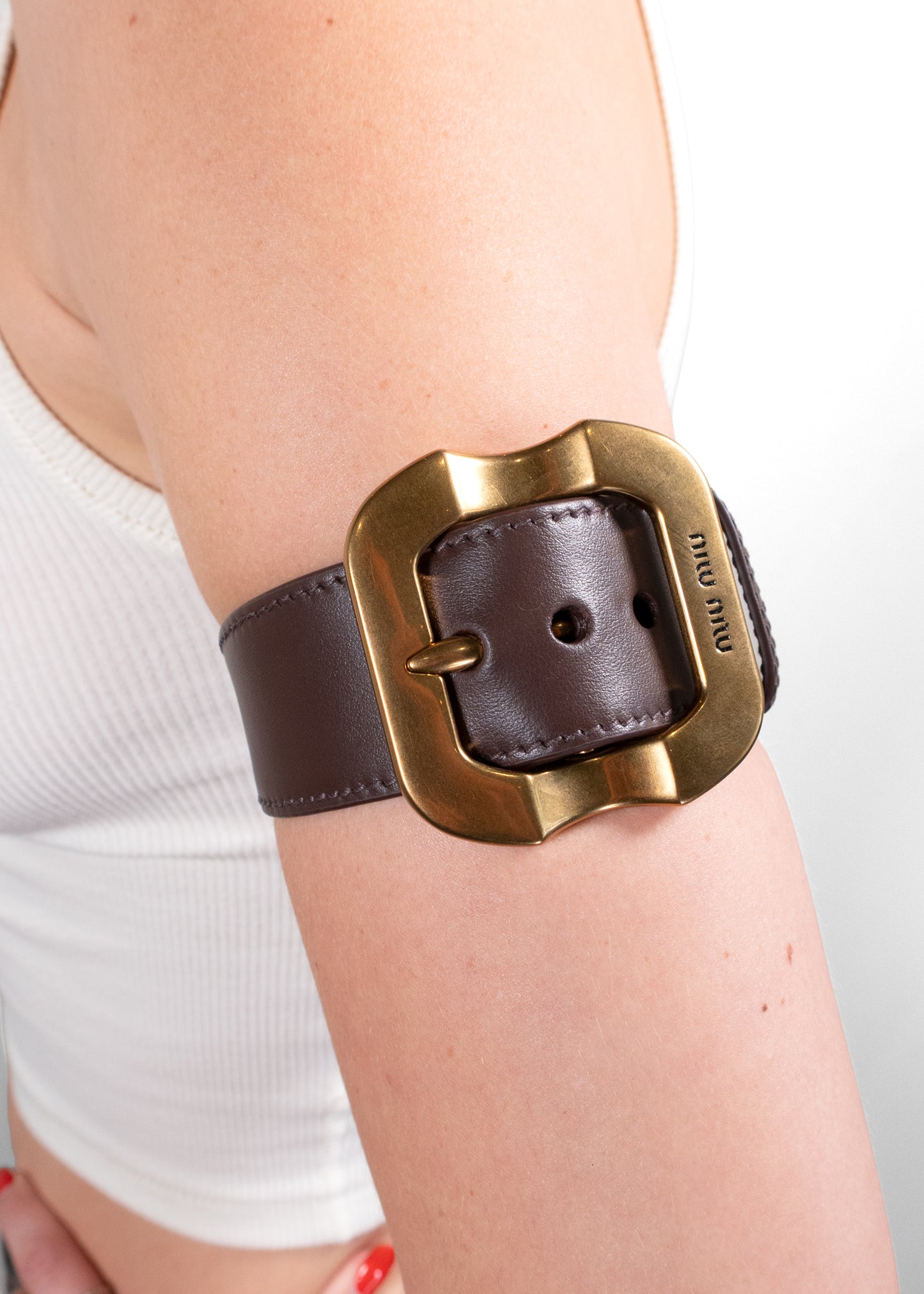 Miu Miu Belt Buckle Bracelet