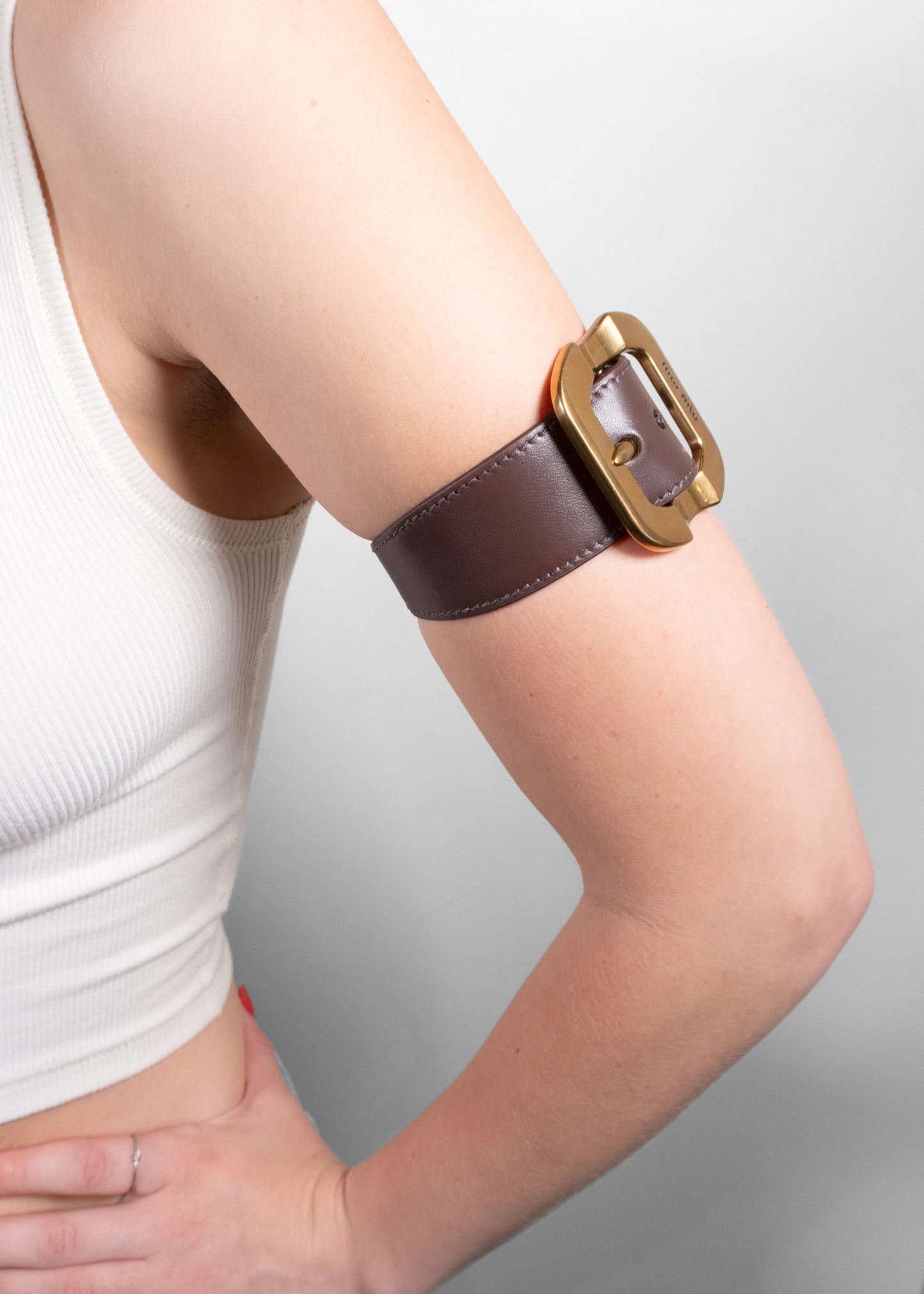 Miu Miu Belt Buckle Bracelet