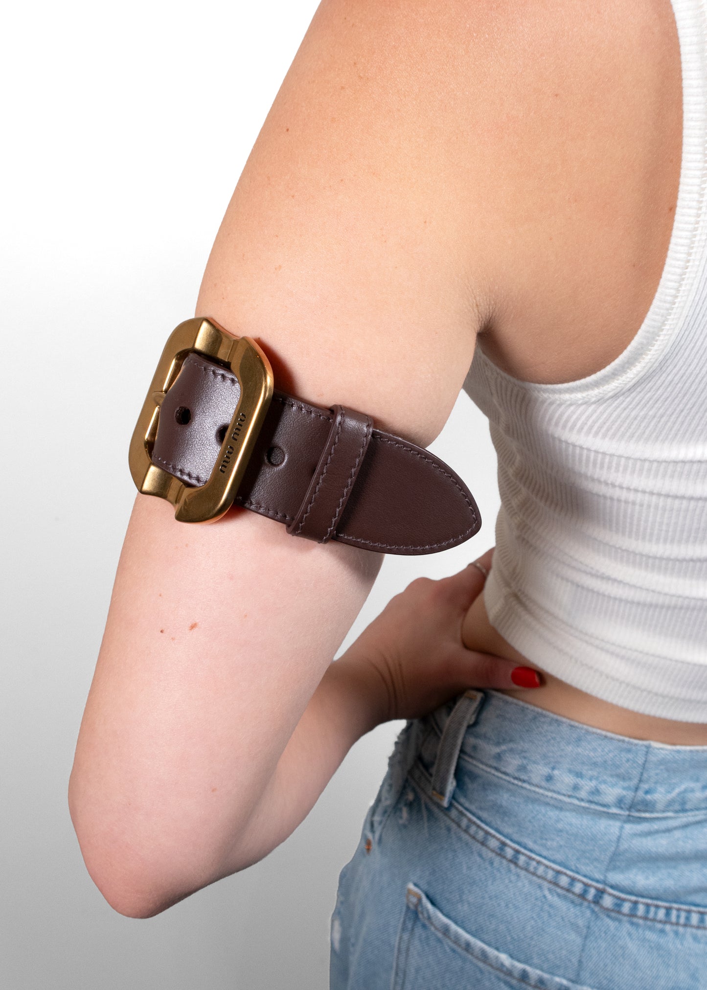 Miu Miu Belt Buckle Bracelet