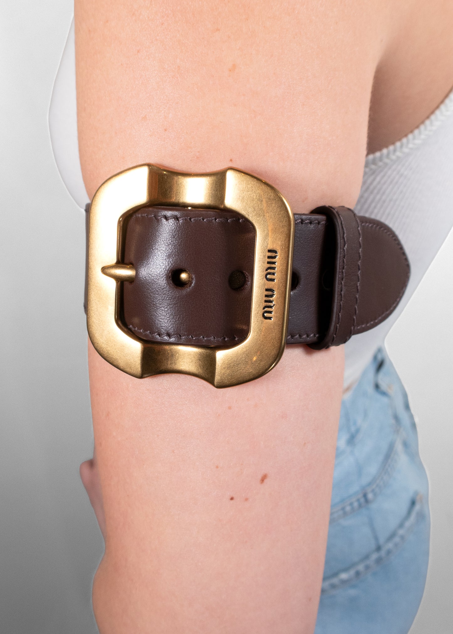 Miu Miu Belt Buckle Bracelet