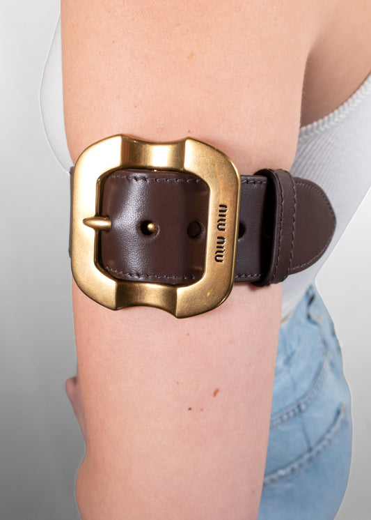 Miu Miu Belt Buckle Bracelet