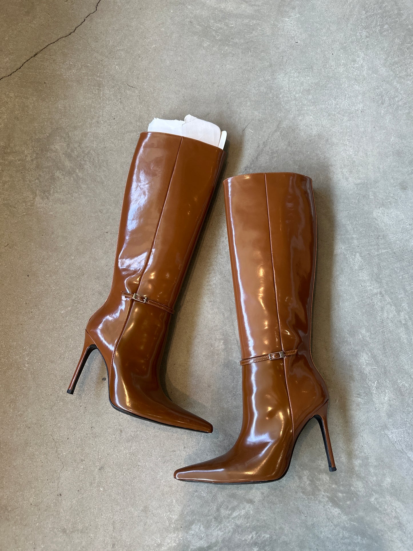 Saint Laurent brown boots
