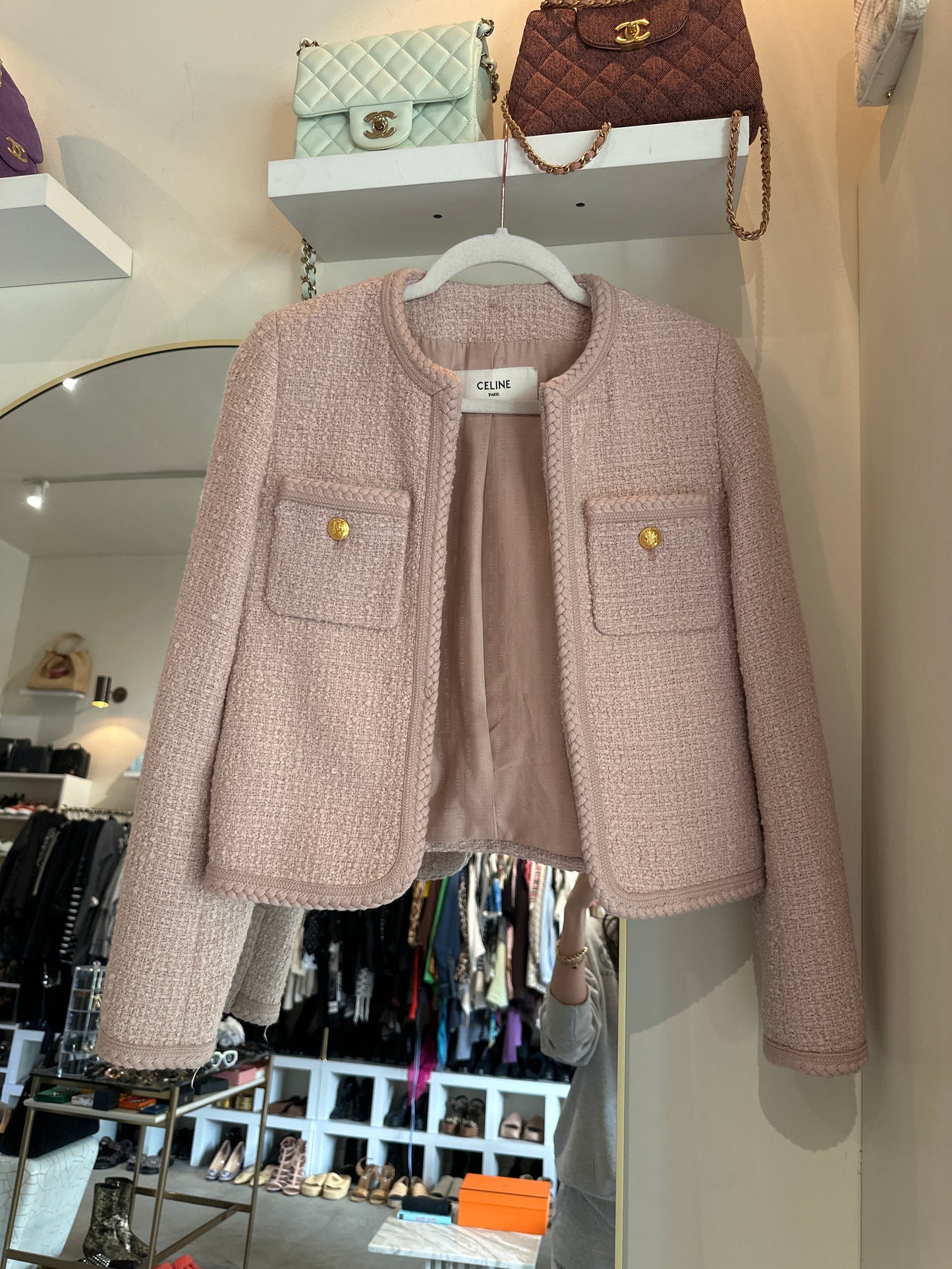 Celine tweed jacket