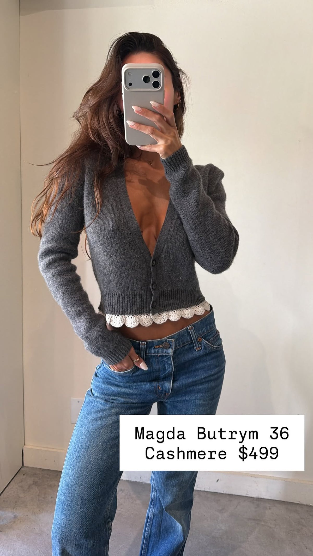 Magda Butrym cashmere cardigan