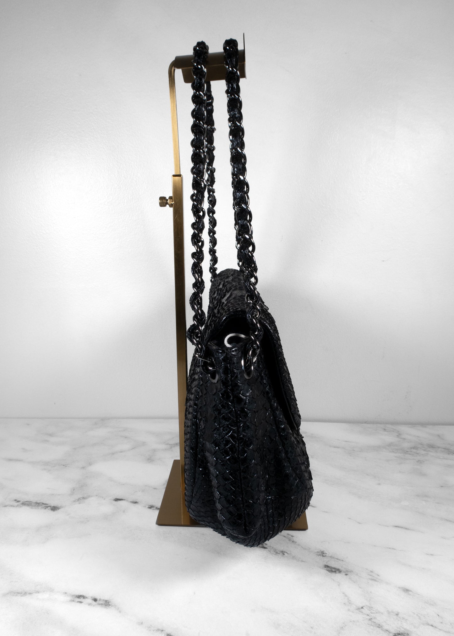 Chanel Python Medium Just Mademoiselle Shoulder Bag