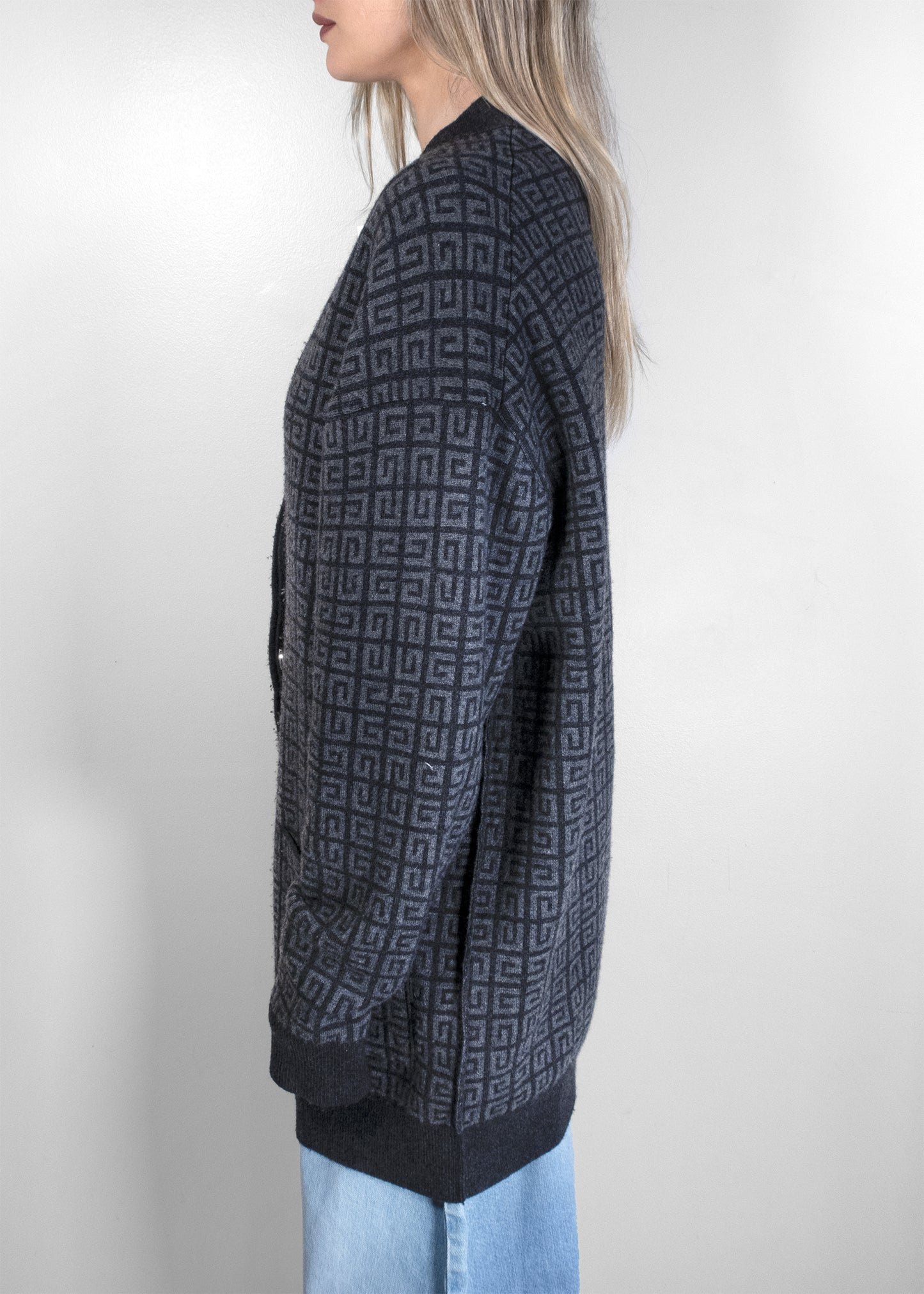 Givenchy 4G Monogram Oversized Cashmere Cardigan