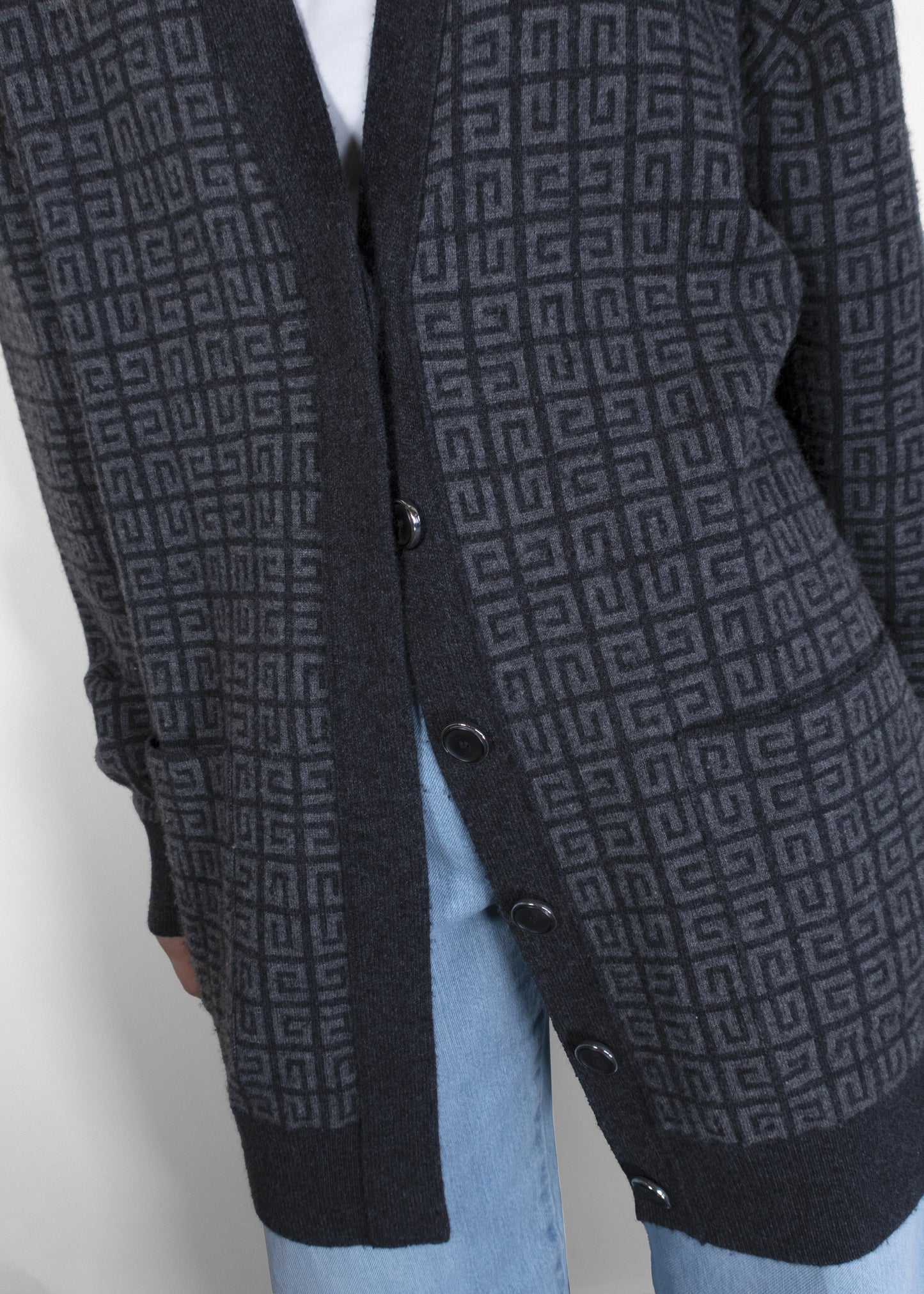 Givenchy 4G Monogram Oversized Cashmere Cardigan