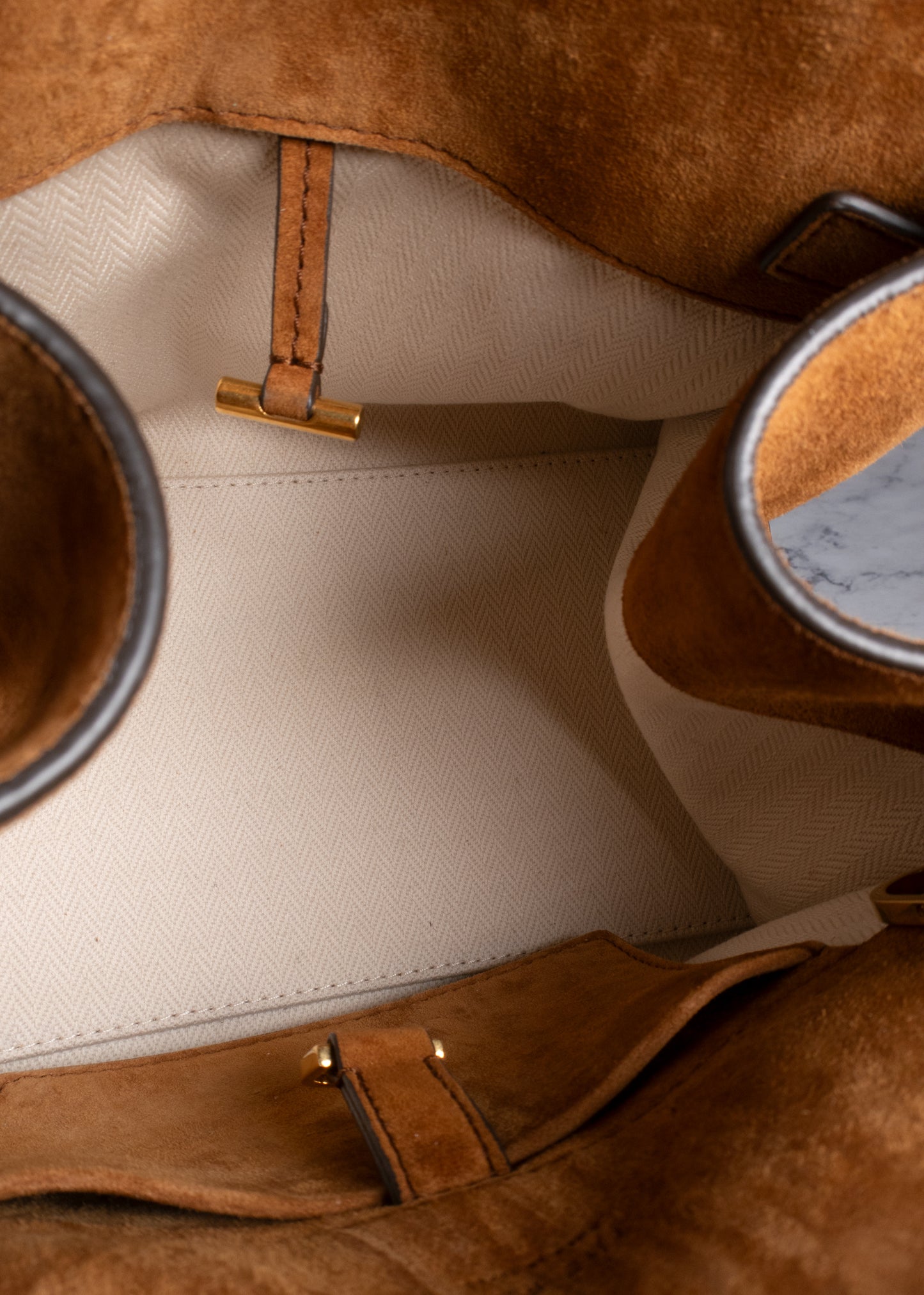 The Row Margaux 10 Cuir Suede Top Handle Bag