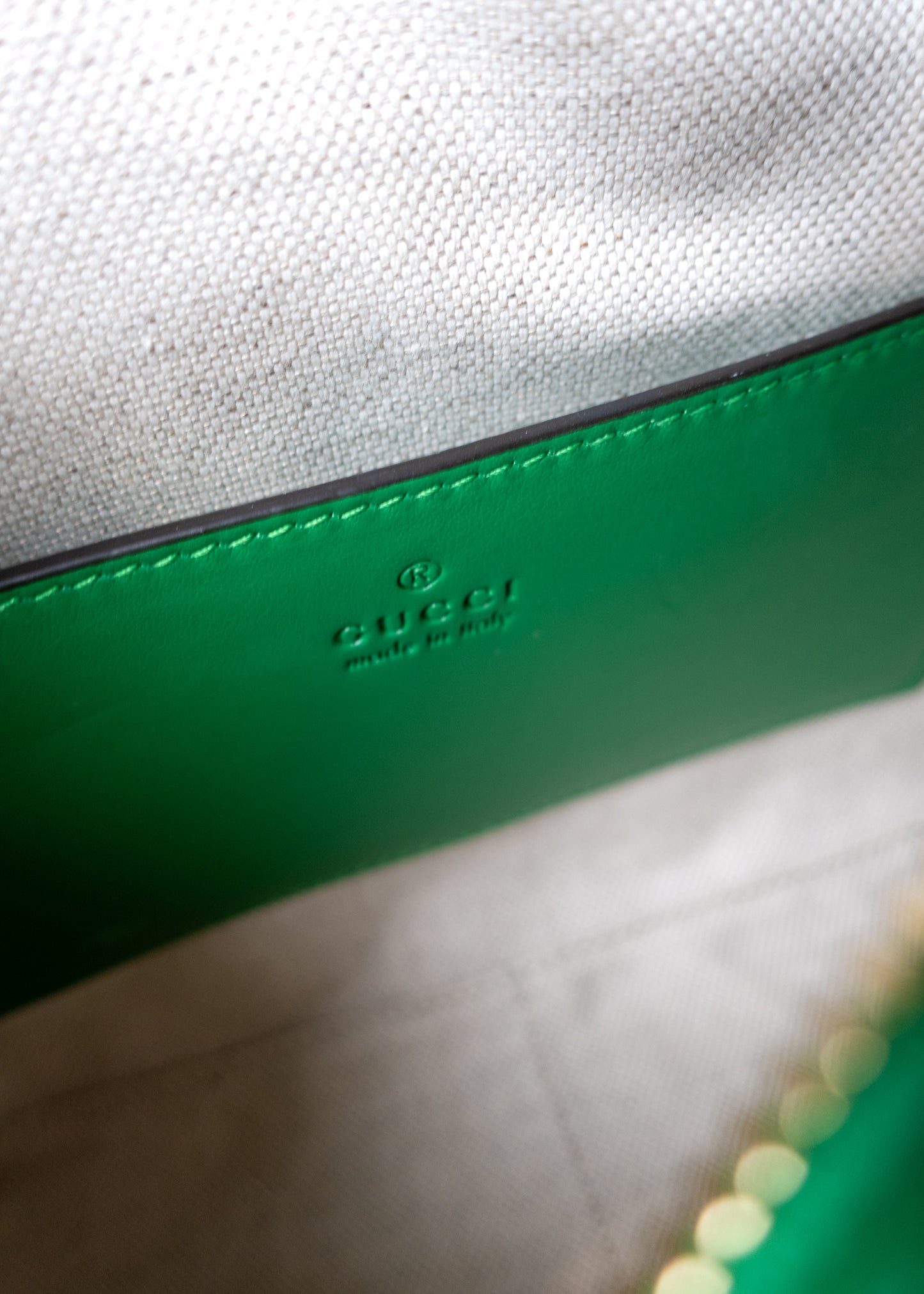 Gucci Calfskin GG Matelassé Shoulder Bag