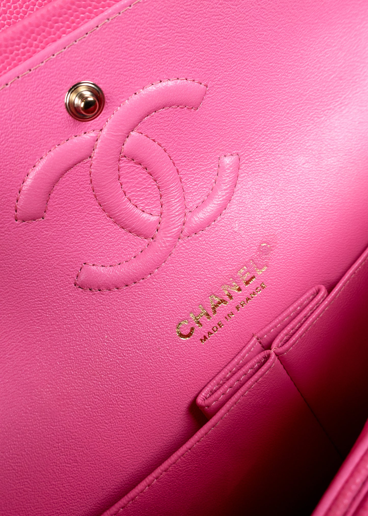 Chanel Pink Small Classic Double Flap Bag