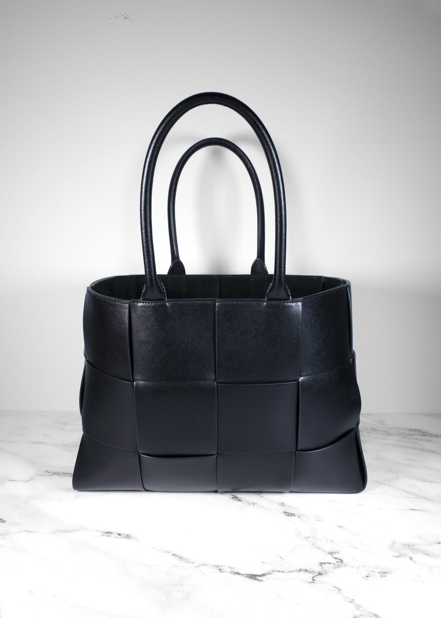 Bottega Veneta Arco Intrecciato Leather Tote Bag