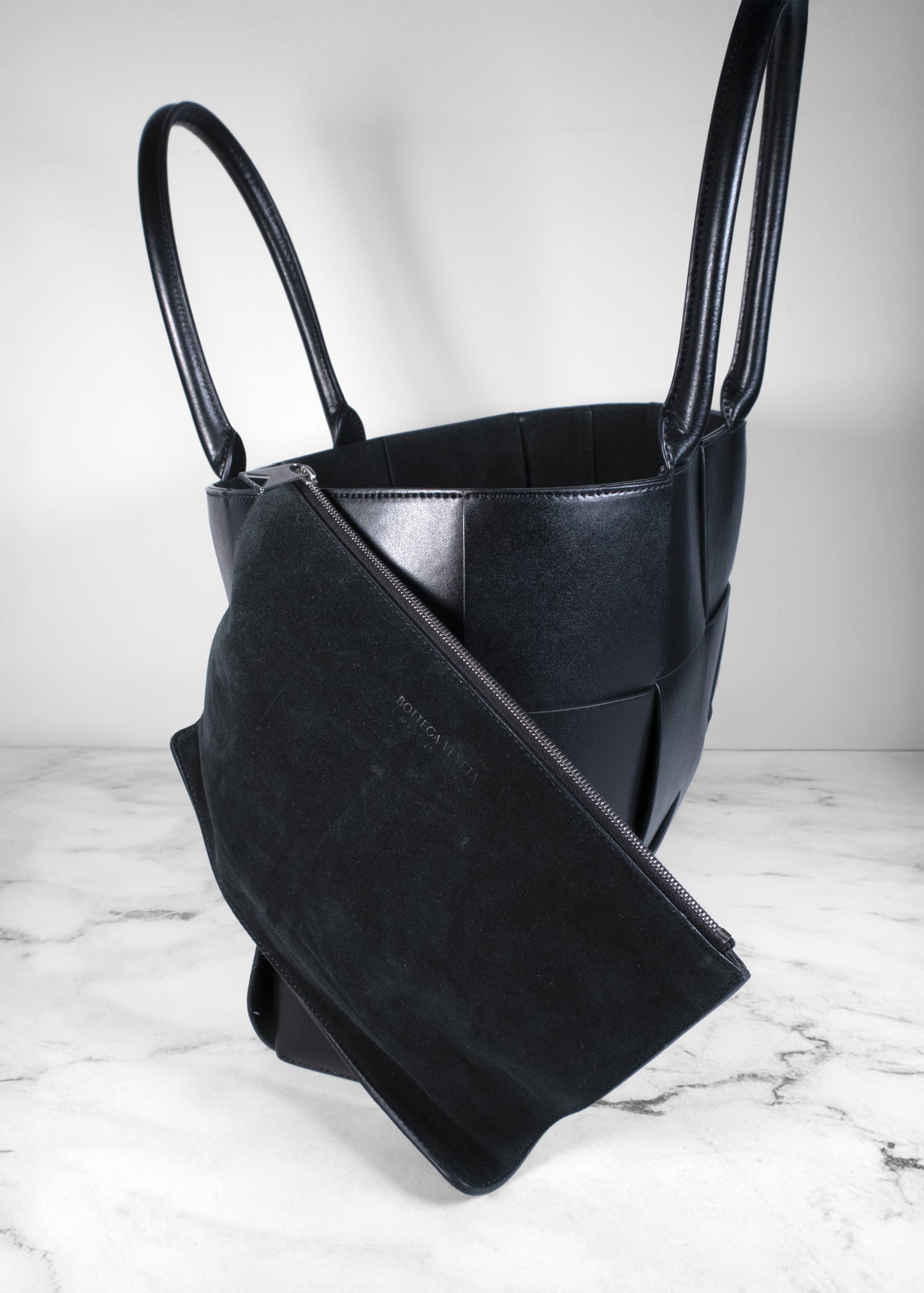Bottega Veneta Arco Intrecciato Leather Tote Bag