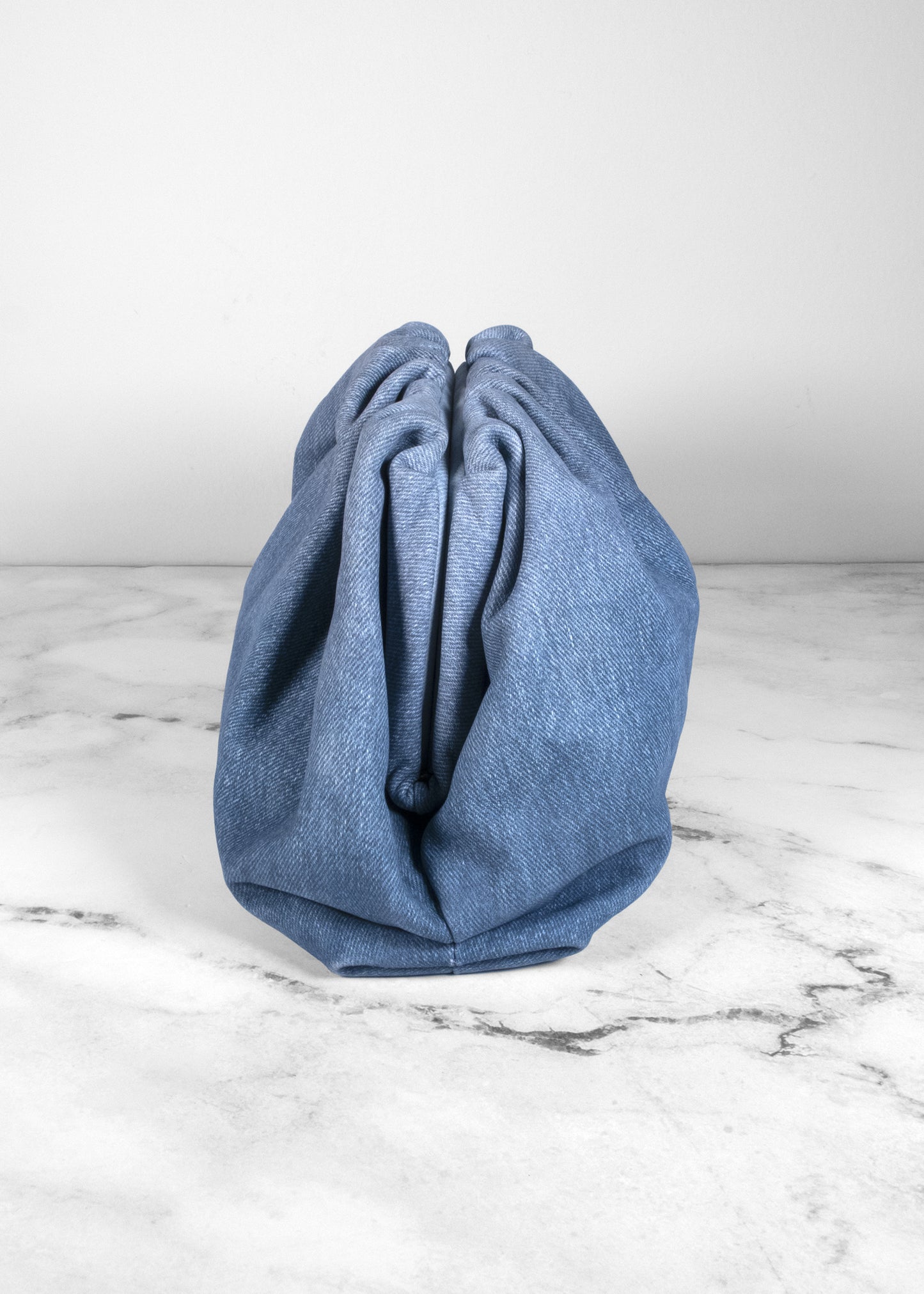 Bottega Veneta Denim Effect Teen Pouch Clutch