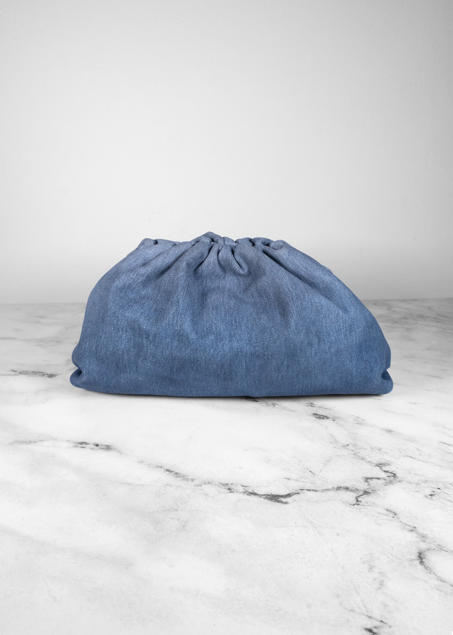 Bottega Veneta Denim Effect Teen Pouch Clutch