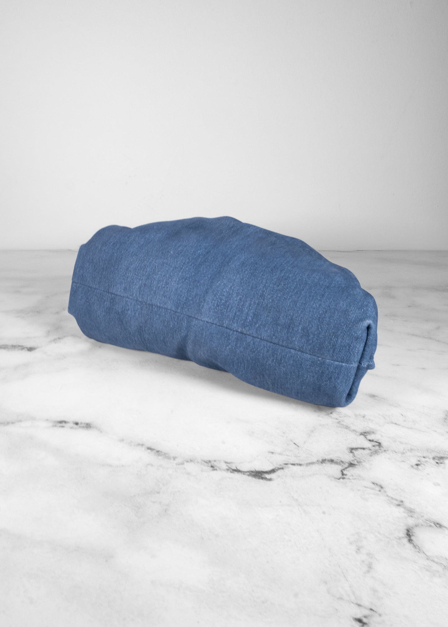 Bottega Veneta Denim Effect Teen Pouch Clutch