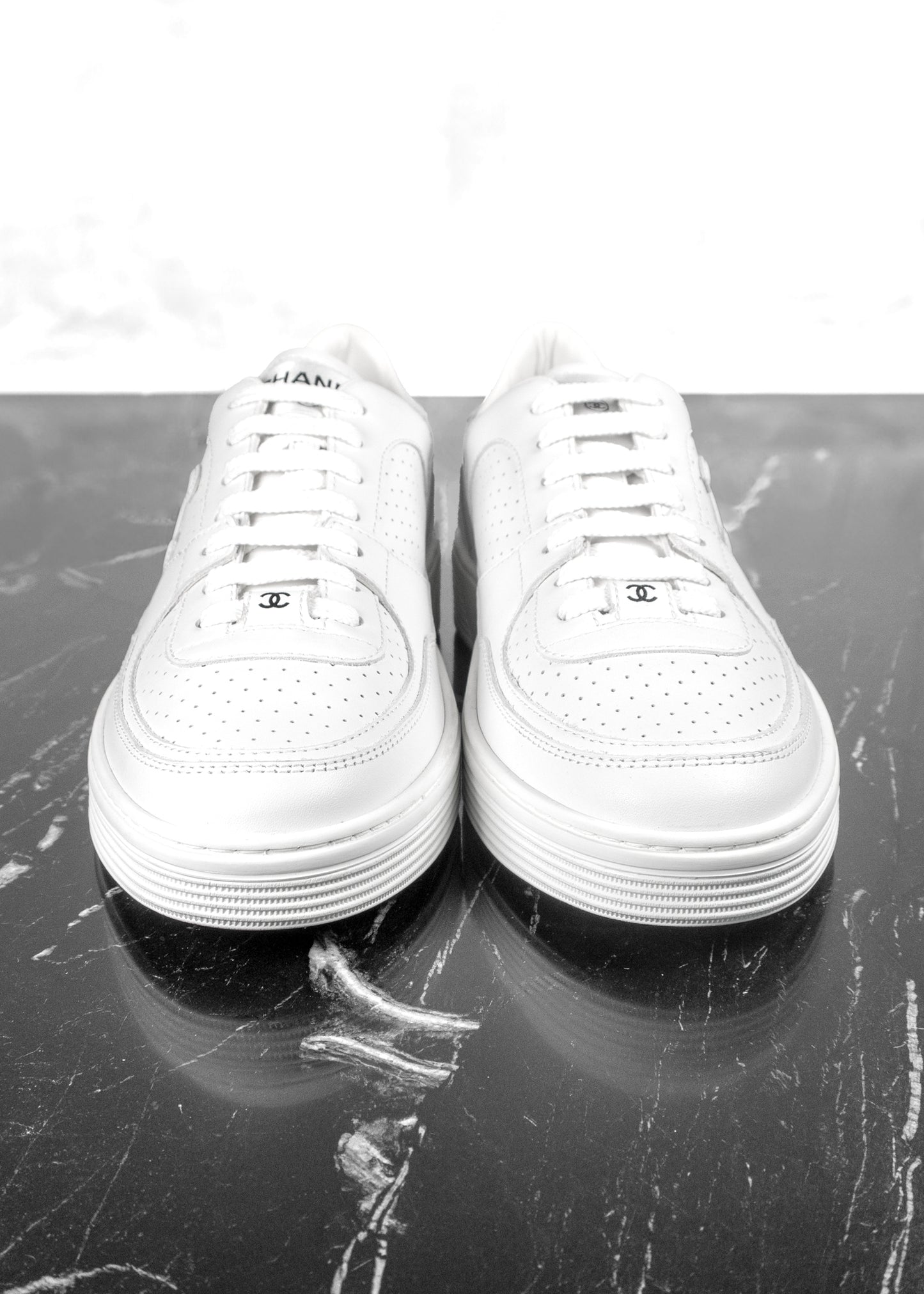 Chanel Calfskin CC Sneakers