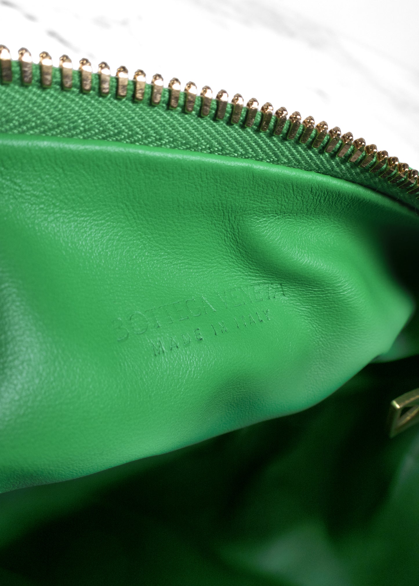 Bottega Veneta Parakeet Intrecciato Leather Mini Jodie