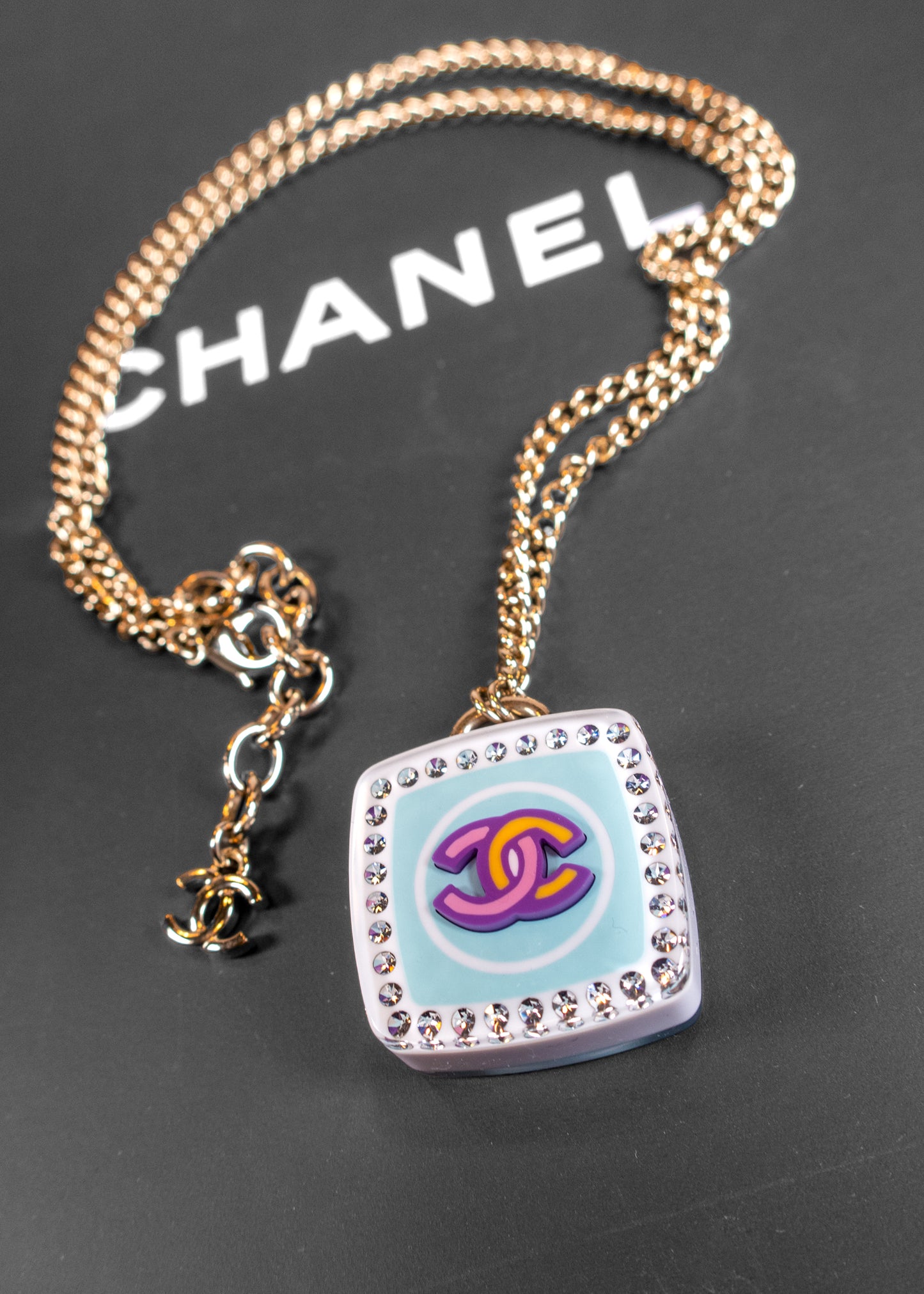 Chanel CC Pendant Chain Necklace
