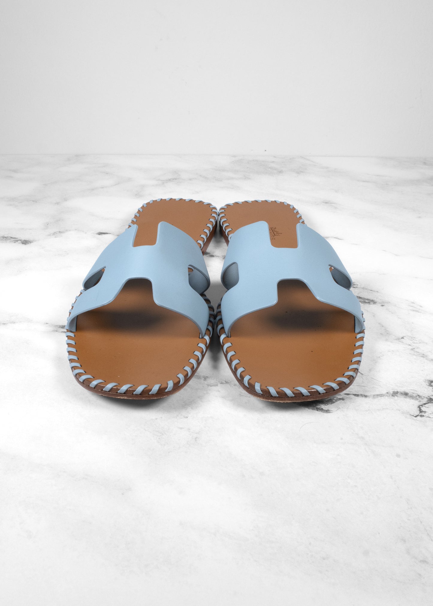 Hermès Oran Leather Slides