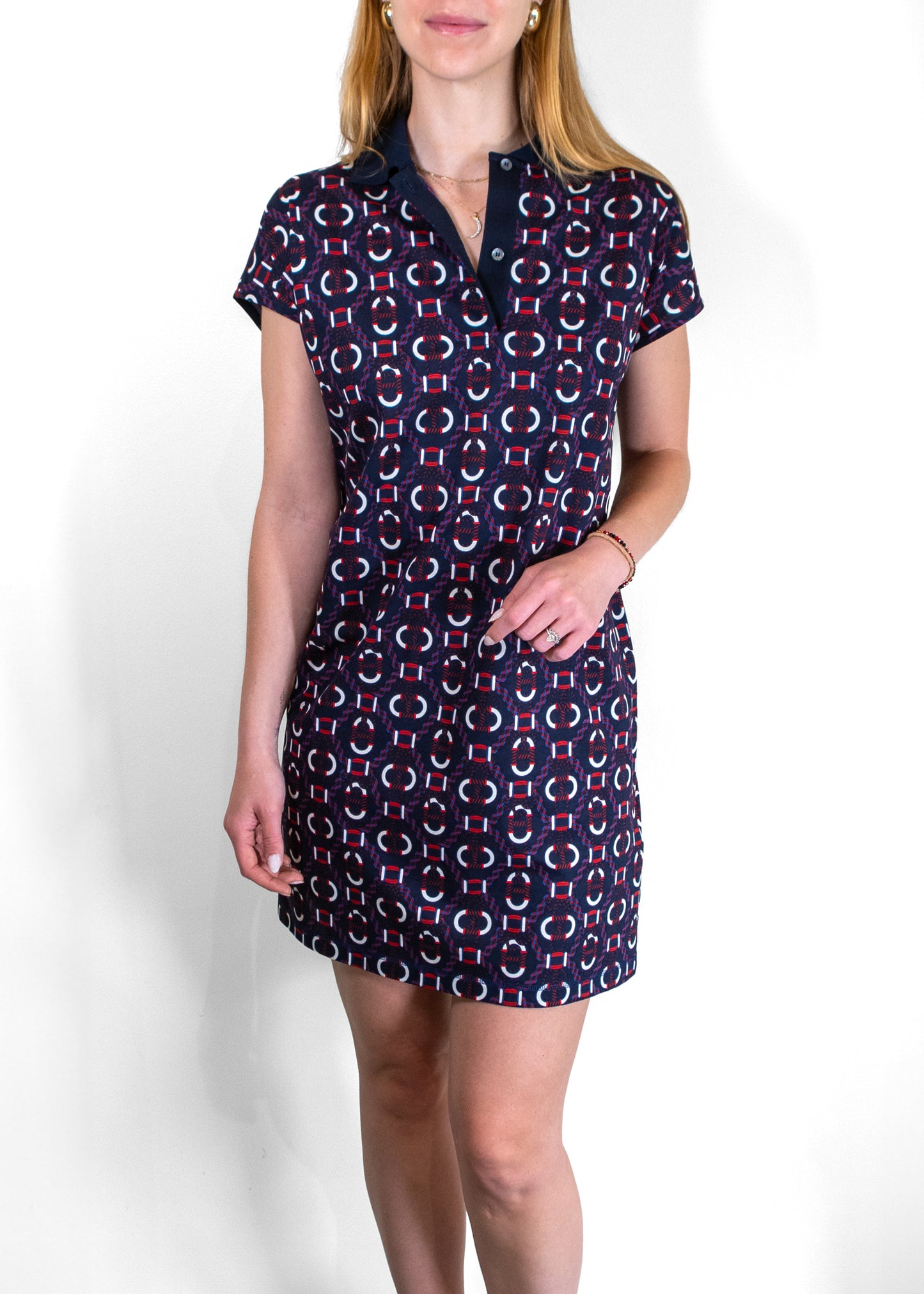 Hermès Printed Short Sleeve Tunic