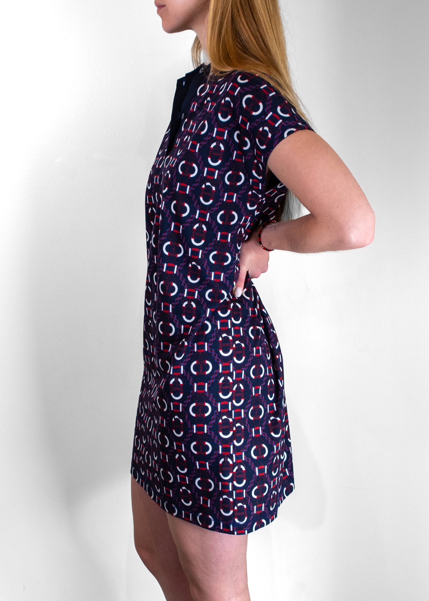 Hermès Printed Short Sleeve Tunic