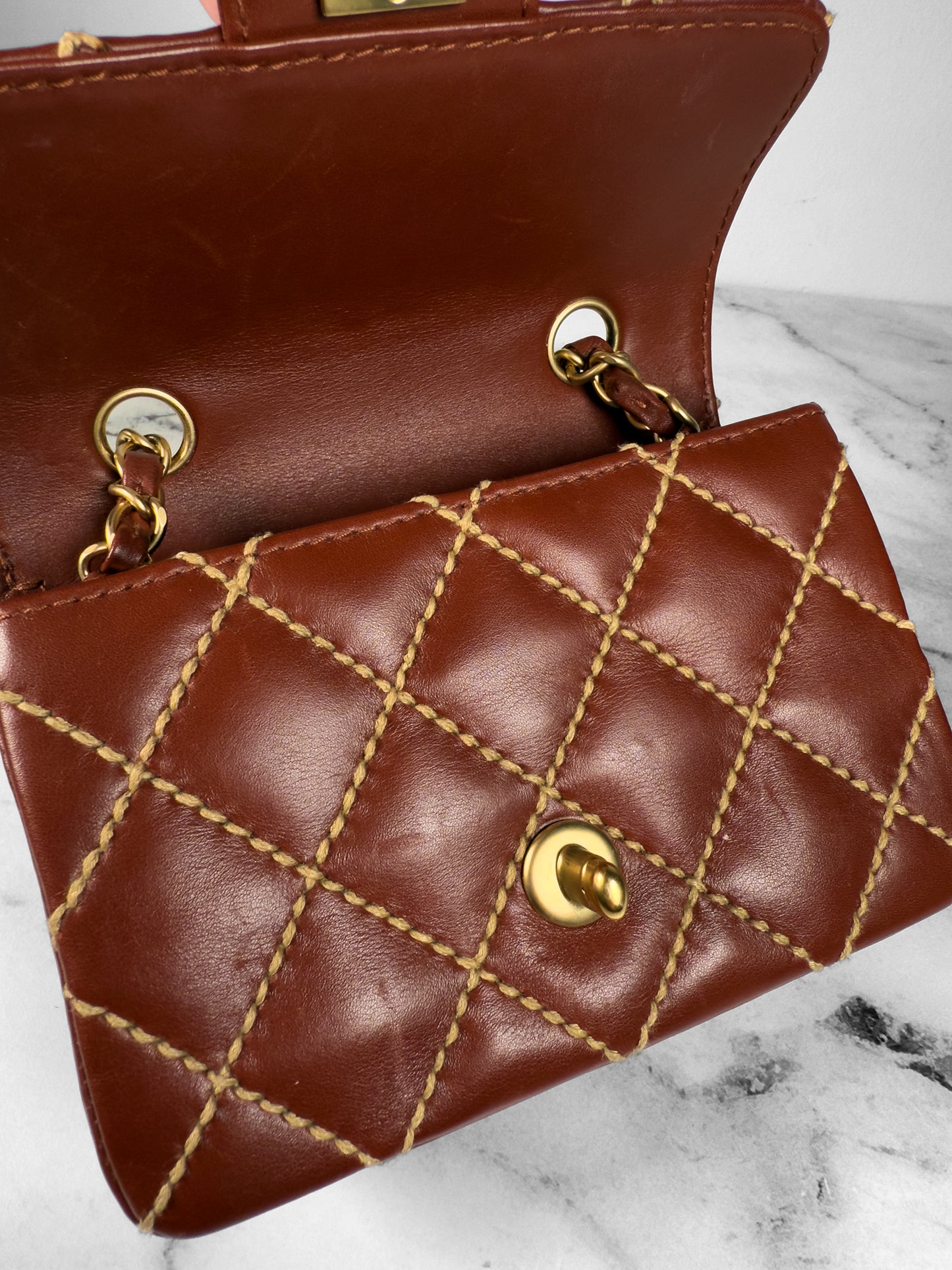 Chanel Surpique Flap Bag