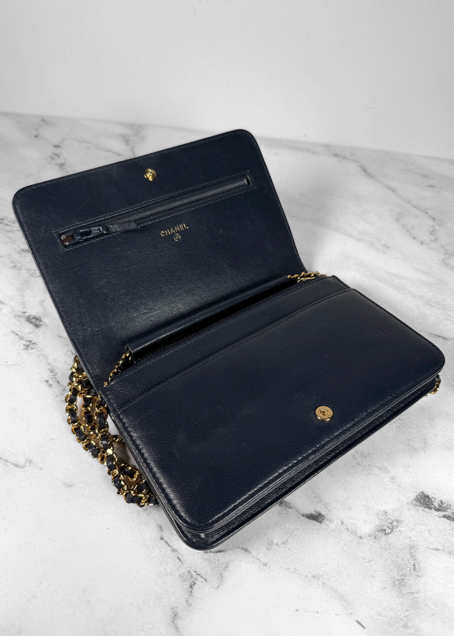 Chanel Mademoiselle Vintage Wallet On Chain